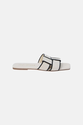 Matisse Biscayne Slide Sandal in Natural Mid Top Simple Walk Shoes