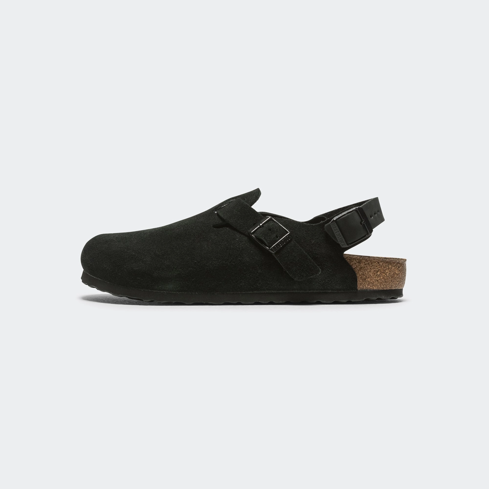 Tokio - Black Suede Leather Chic Sandals for Every Day Embroidered