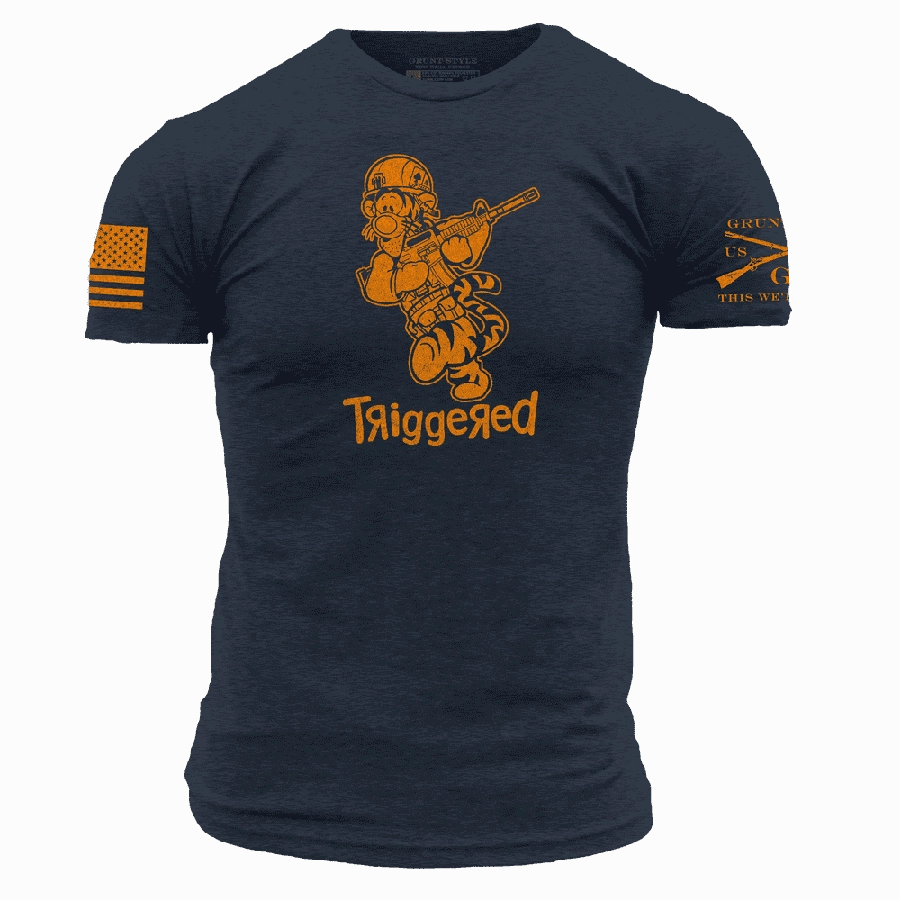 Triggered T-Shirt - Midnight Navy Chic and Cozy Light Style Trend