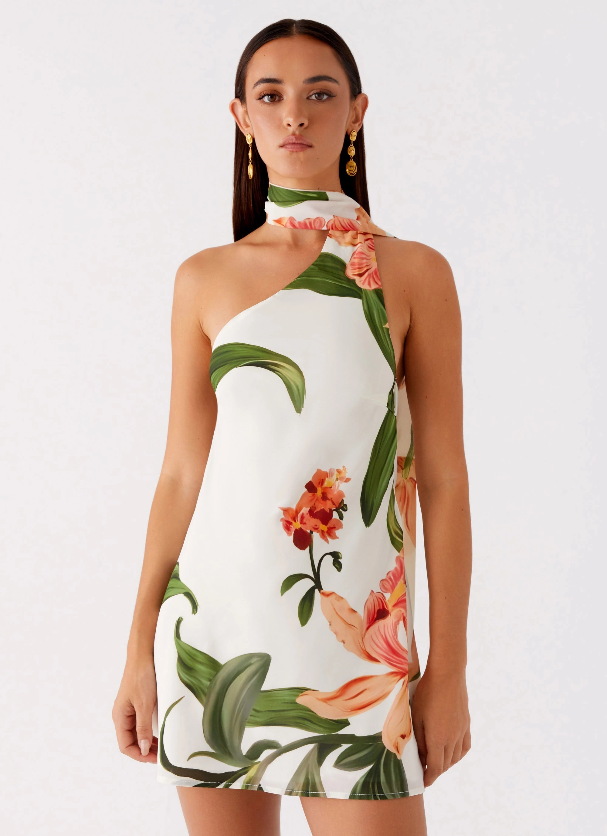 Trisha Mini Dress - Floral Print Timeless Cut