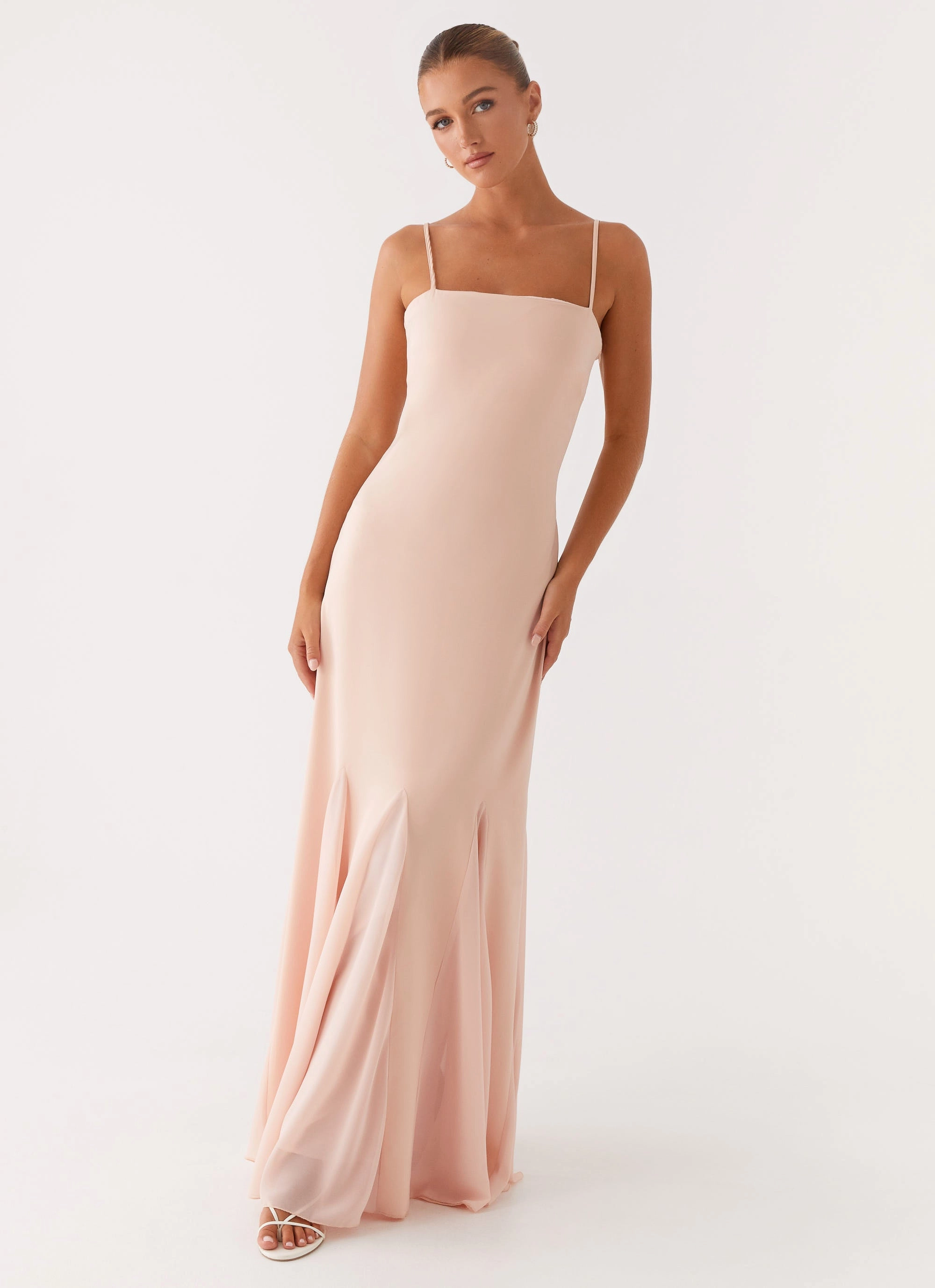 Marcelo Maxi Dress - Pink Lightweight warm-weather dress Fit Base