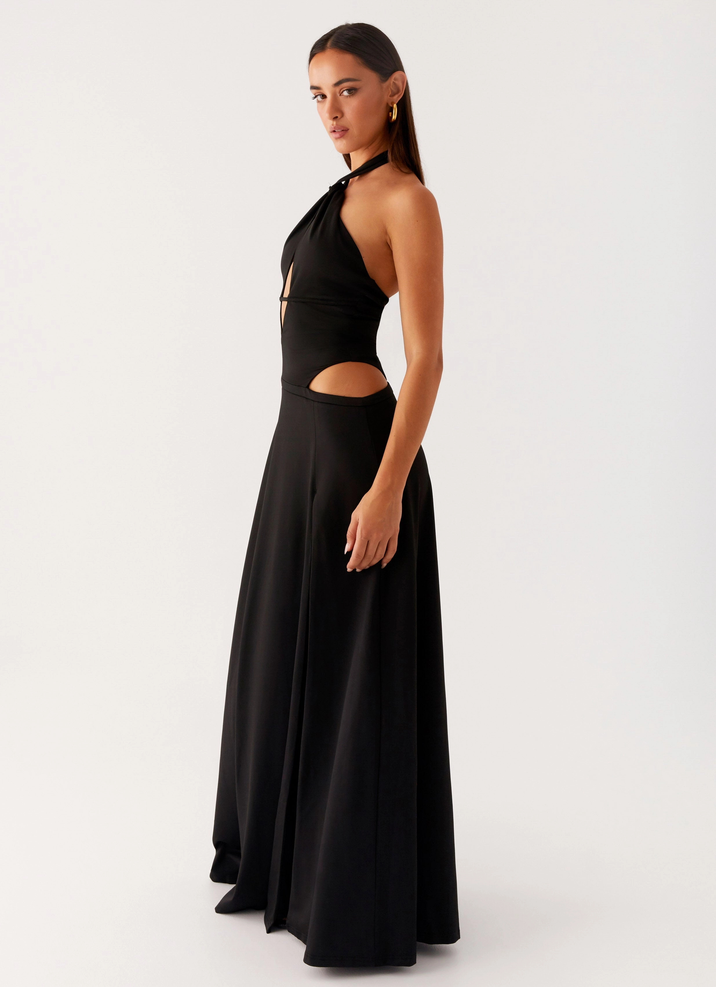 Fitted Design Turner Maxi Dress - Black