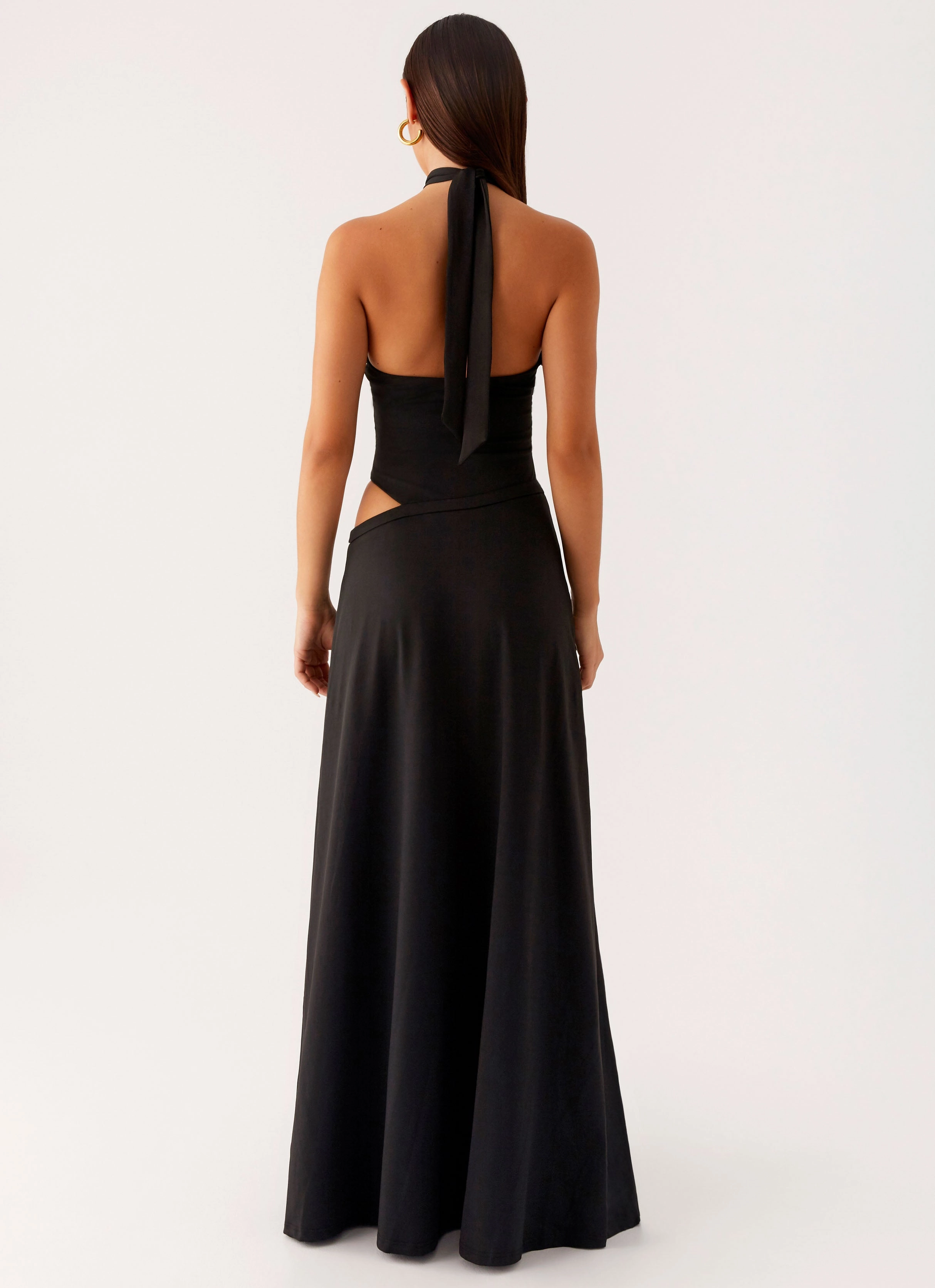 Turner Maxi Dress - Black Repair-Friendly Casual Comfort Wear