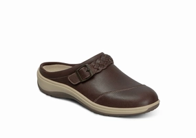 Women's Irma Clog In Brown Effortless Beach Wear Torsion Support