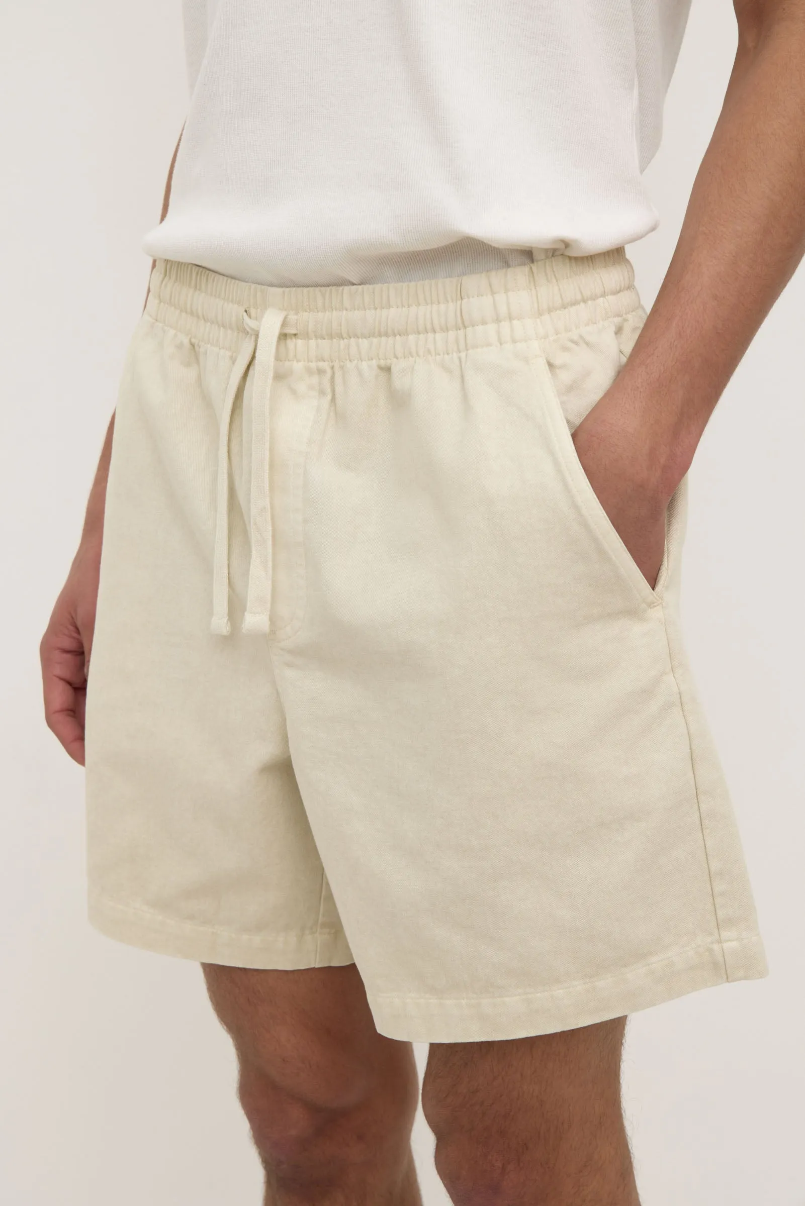Double Layered Knees Versatile Look Everyday Twill Short