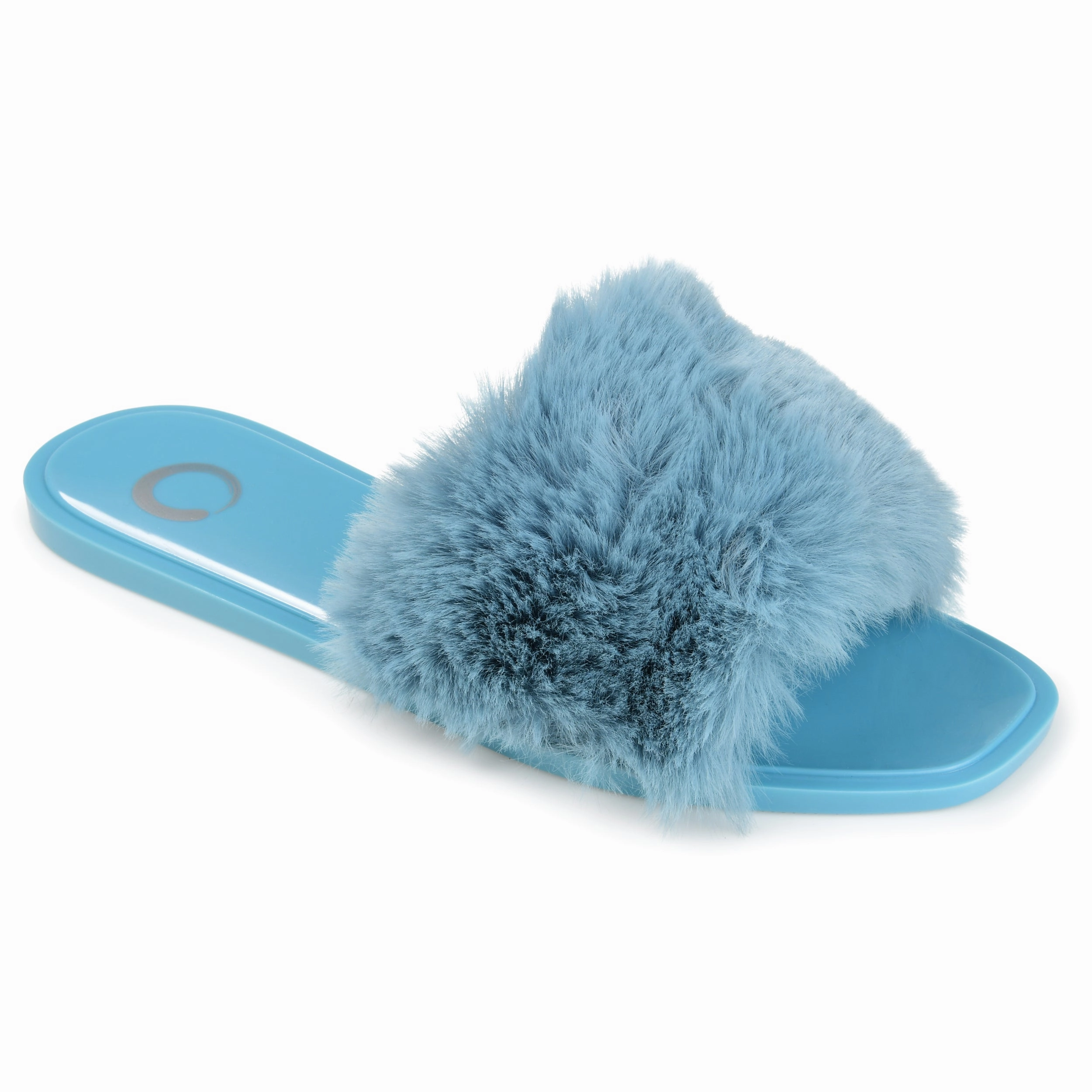 Simple Sandals Journee Collection Women's Faux Fur Dusk Slide