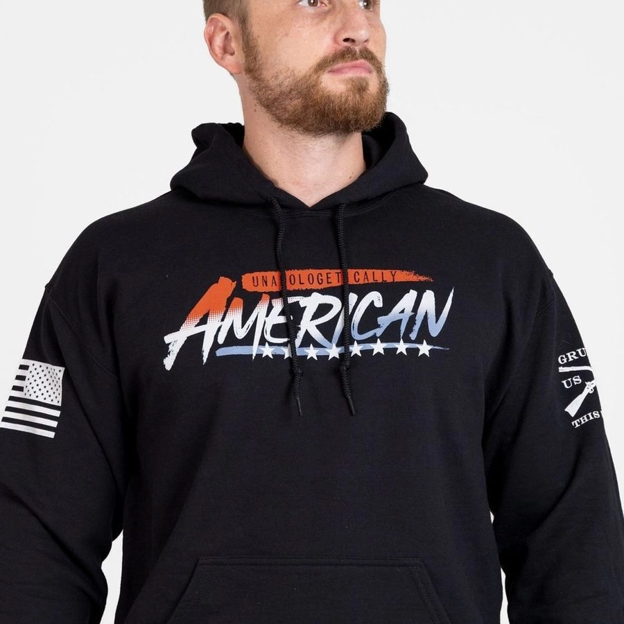 Unapologetically American Hoodie - Black Urban Fashion
