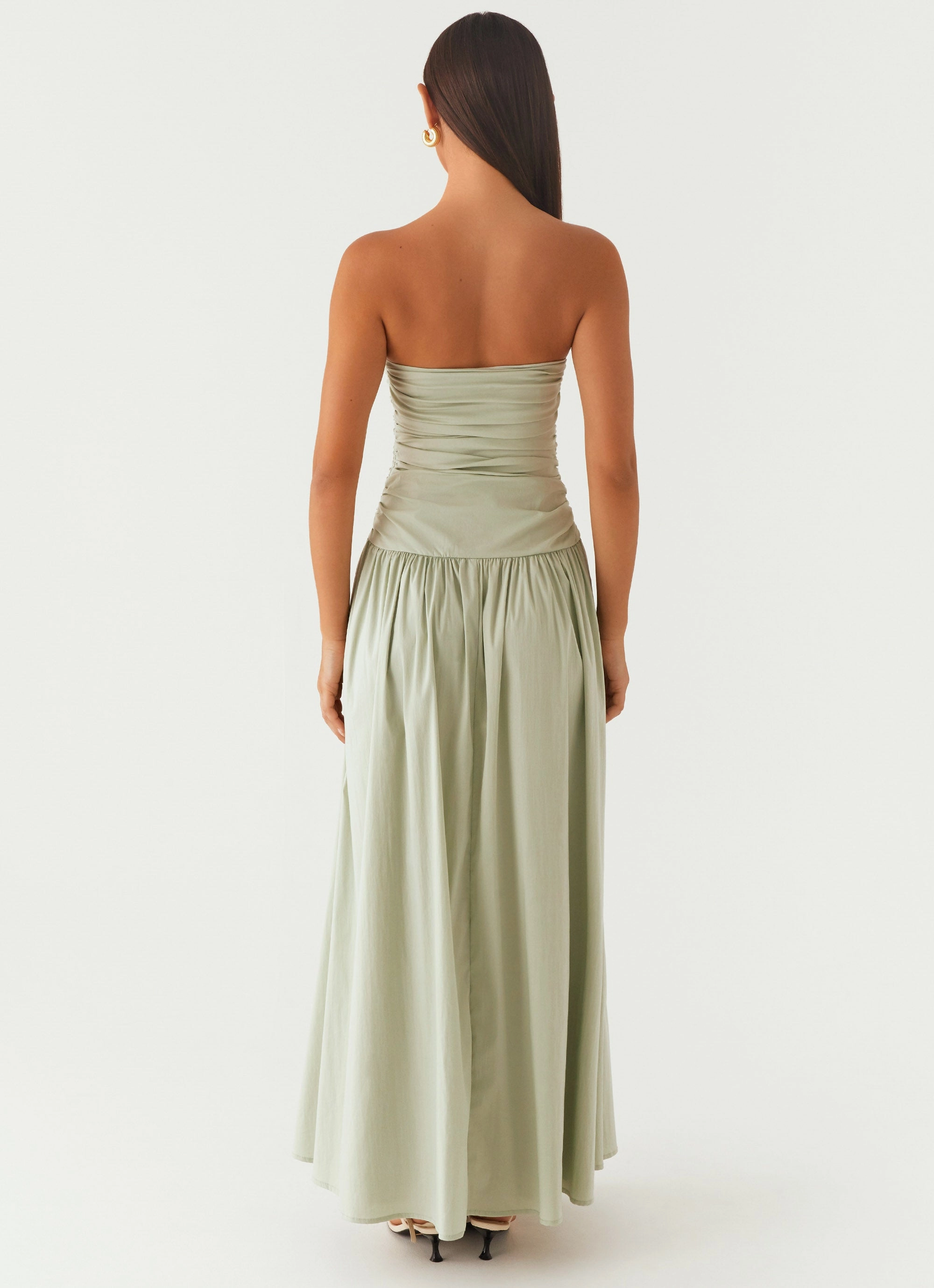 Airy Movement Carmel Maxi Dress - Sage