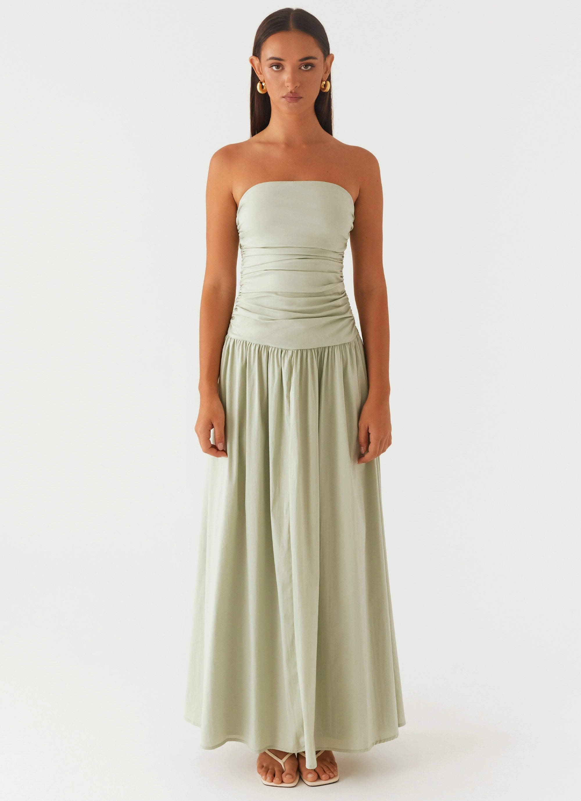Street Mode Smooth Motion Carmel Maxi Dress - Sage