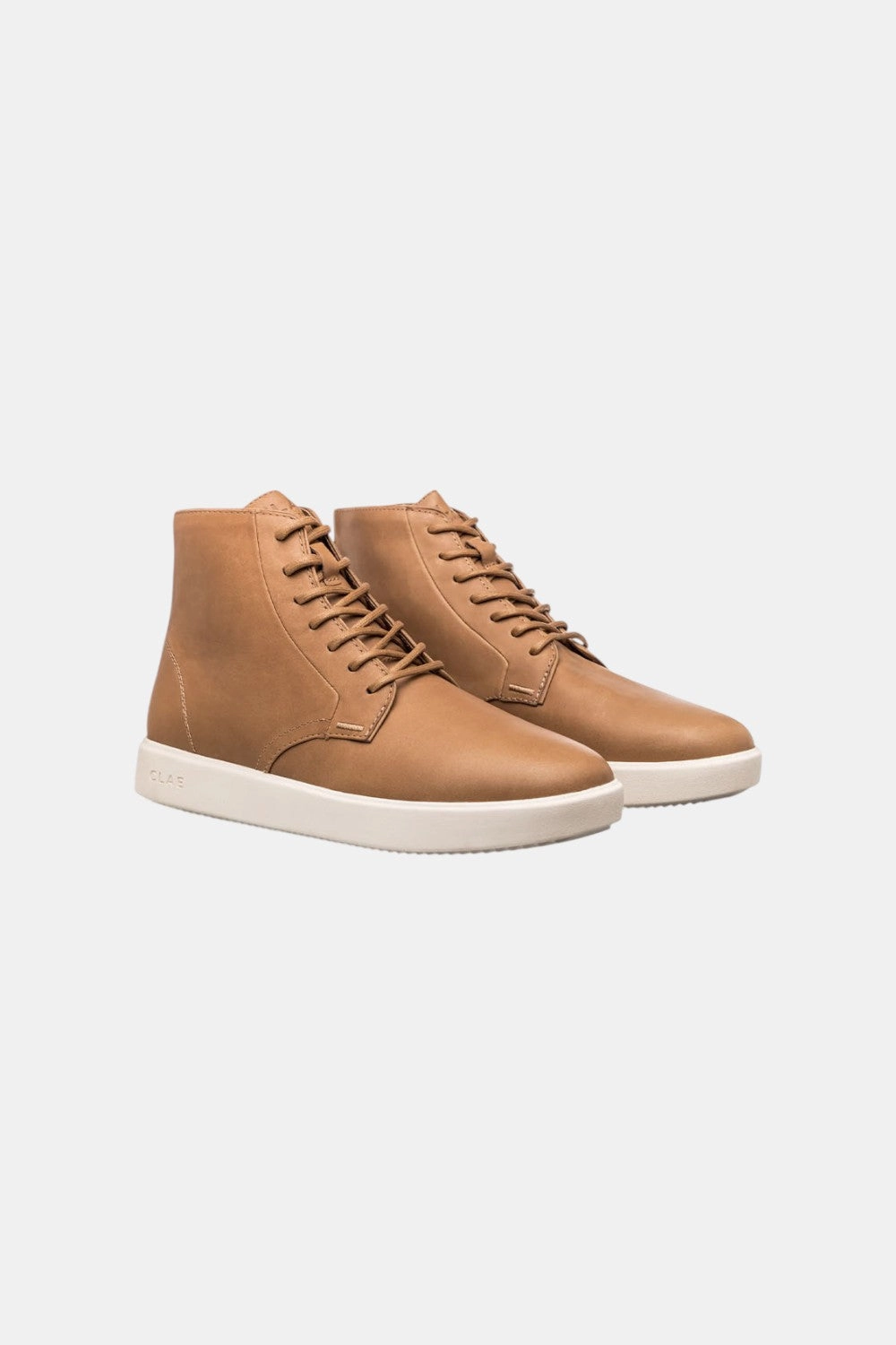 Leather Upper Plush Fit CLAE Gibson High-Top Shoe in Doe Leather
