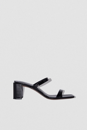All-day Comfort light texture Tanya Black Patent Leather
