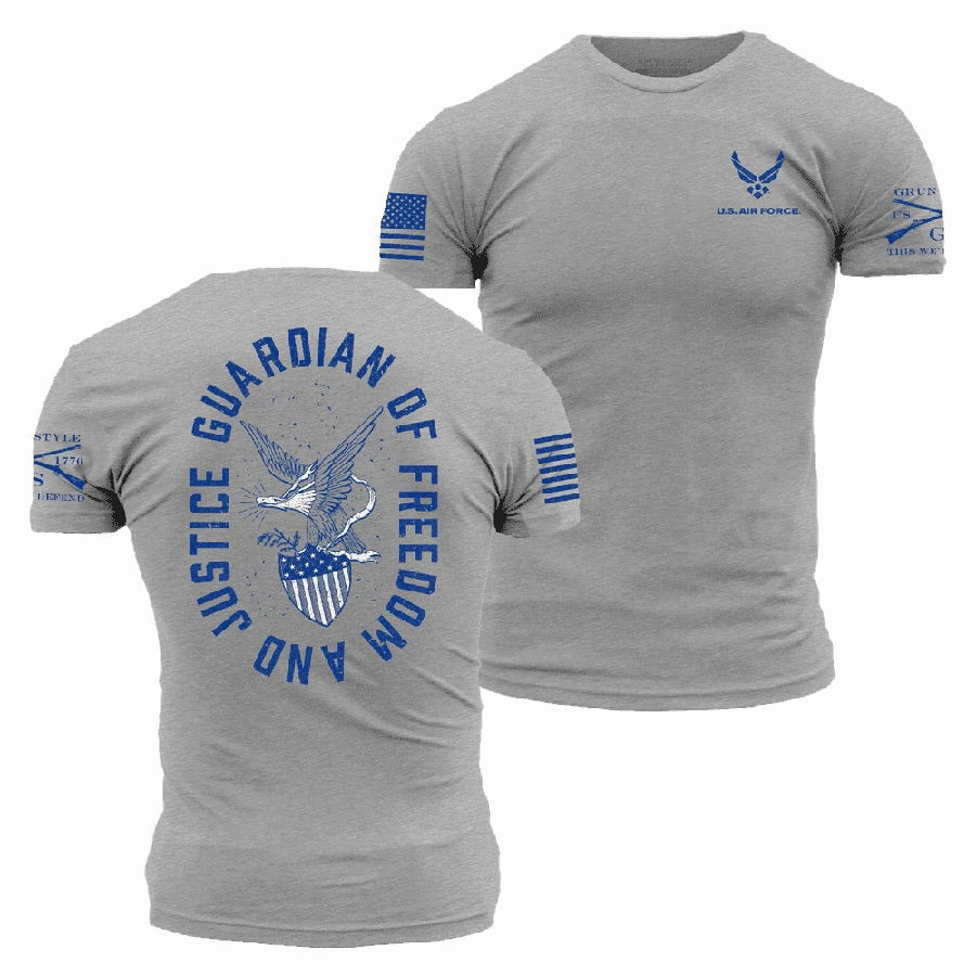 Classic Outfit Style USAF - Guardian T-Shirt - Dark Heather Gray