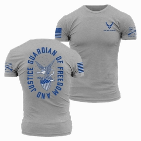 Comfy Apparel USAF - Guardian T-Shirt - Dark Heather Gray