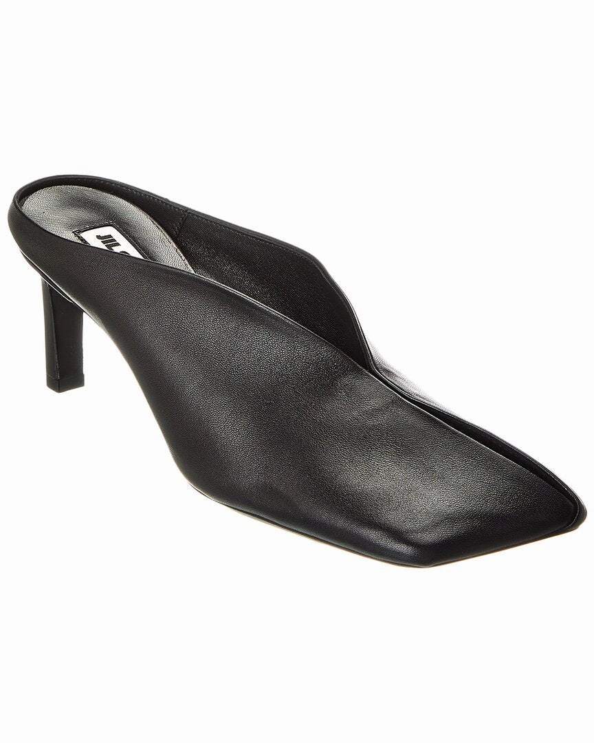 Jil Sander Logo Leather Mule Soft Interior