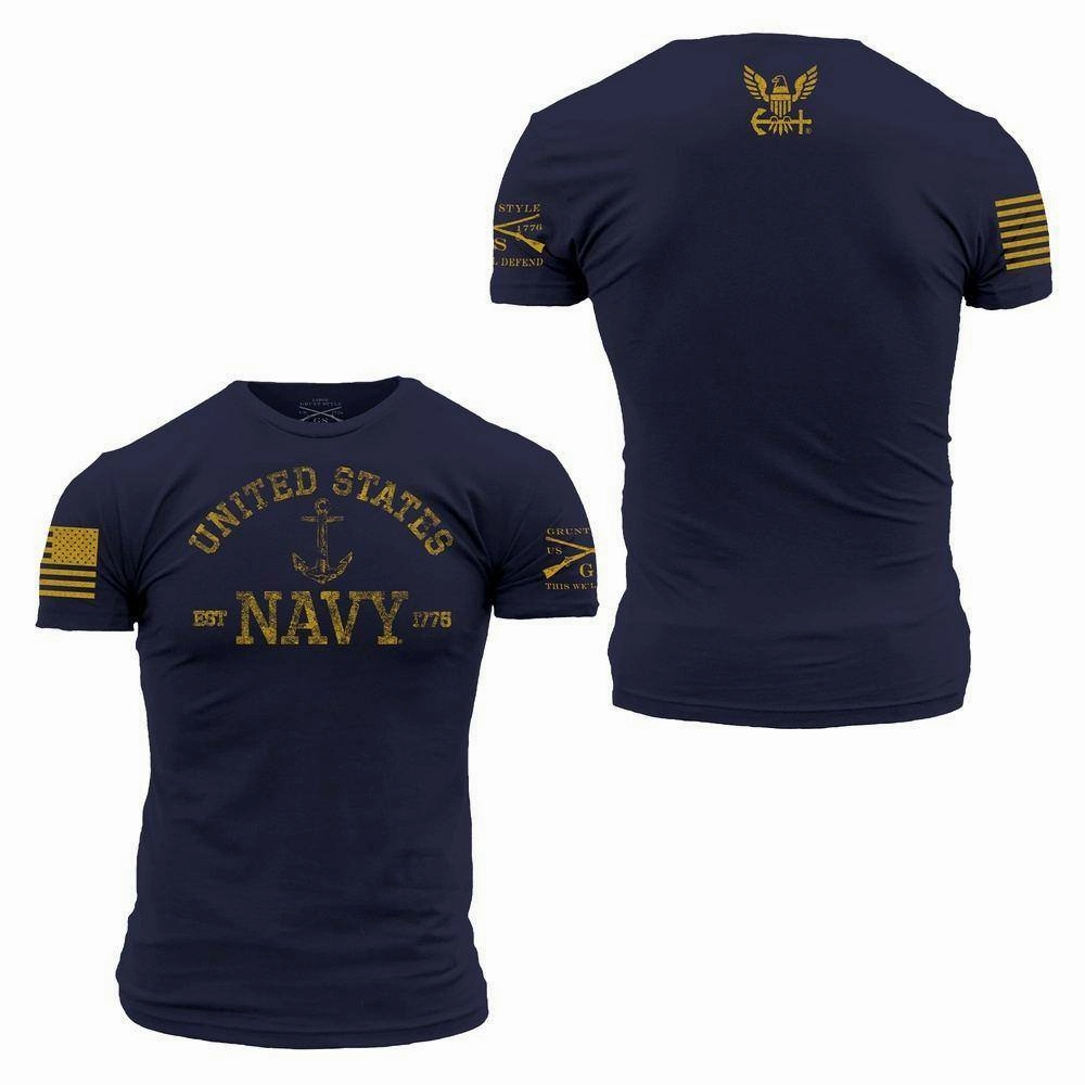 AllWeatherComfort USN - Est. 1775 2.0 T-Shirt - Navy