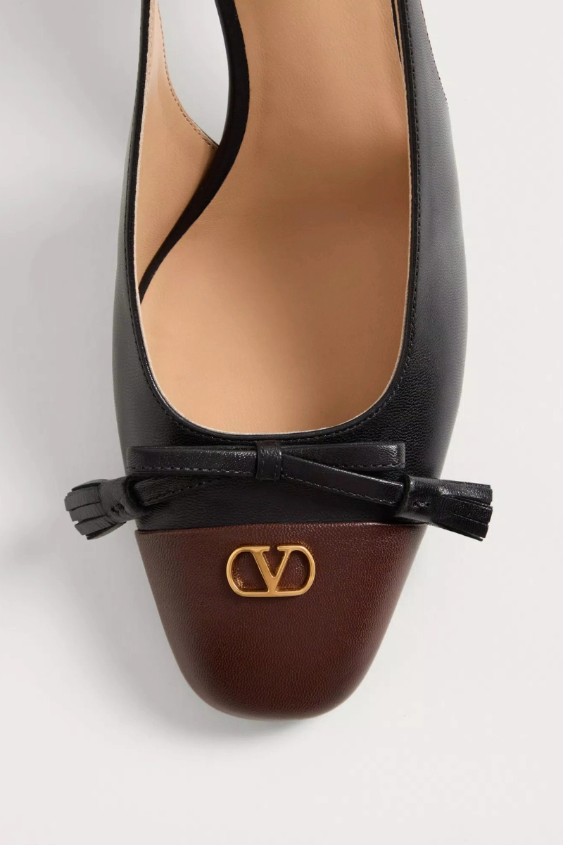 Valet Du Roi Slingback Pump Anti blister Stacked Heel