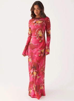 Lorde Maxi Dress - Orchid Pink Warm Season