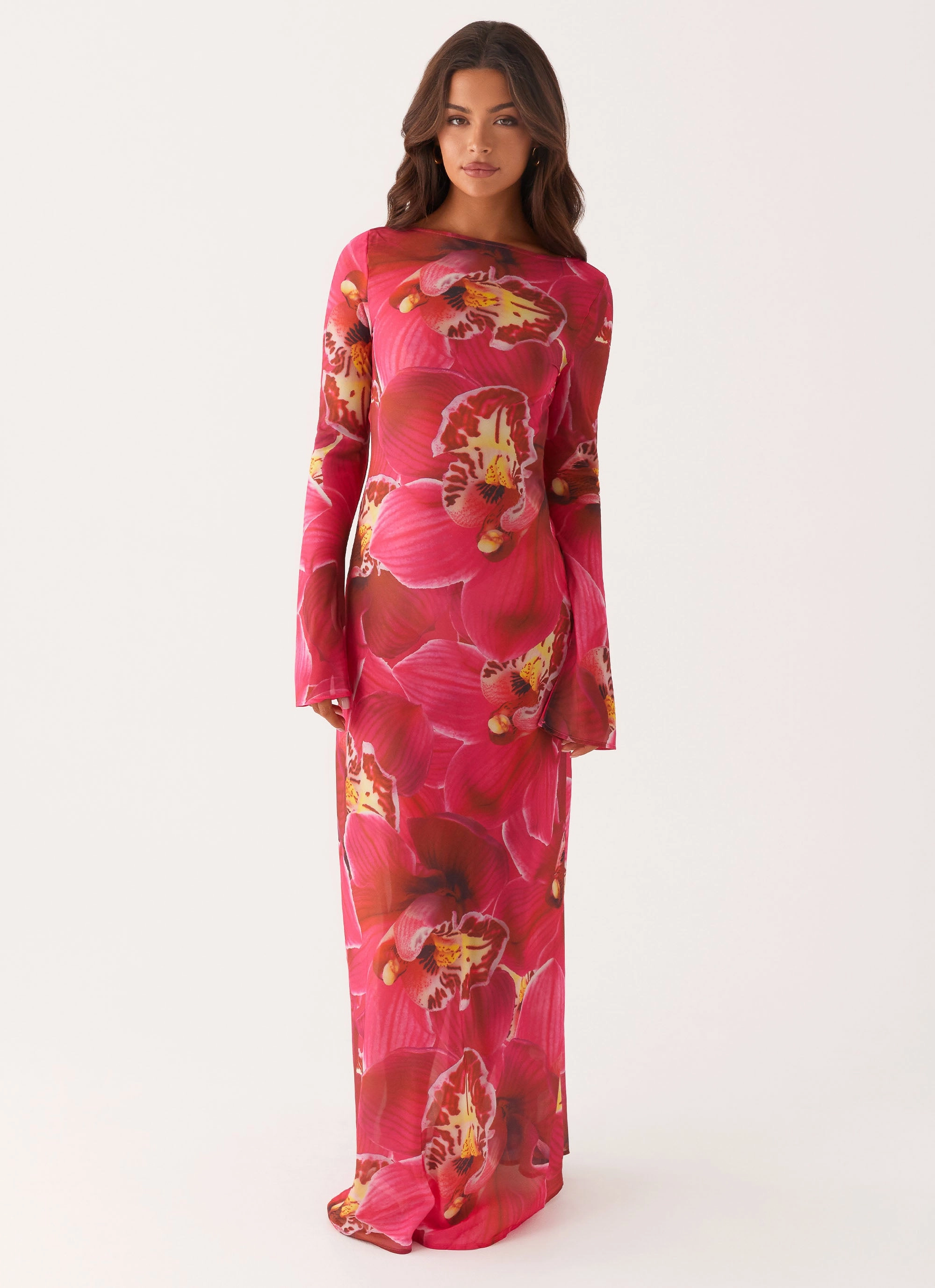 Lorde Maxi Dress - Orchid Pink Cafe Vibe Lightweight Comfort