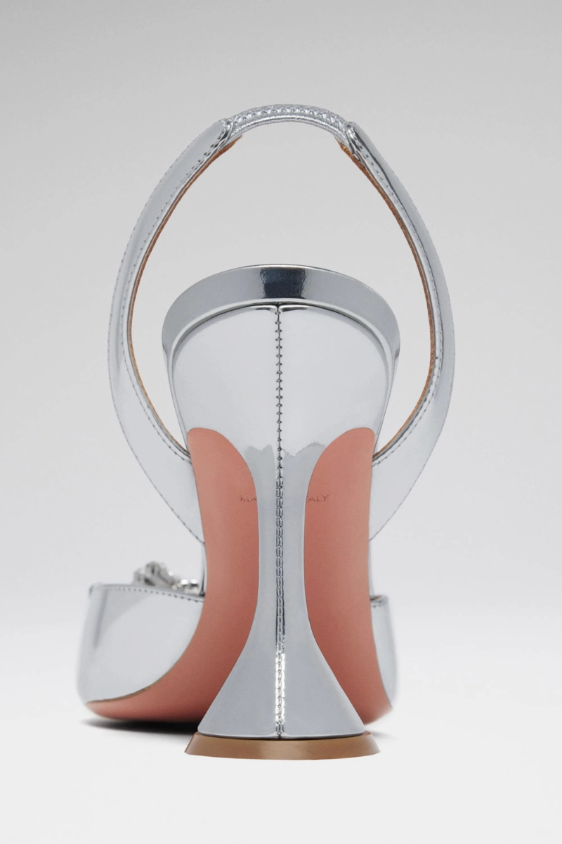 Metallic Stilettos Begum Sling