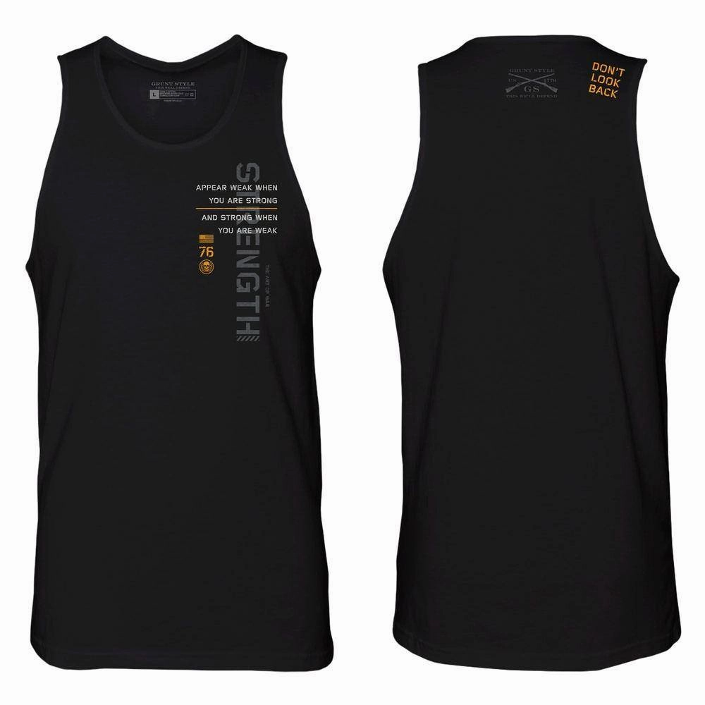 Body Mapping Zones Logistics - friendly Men's Don't Look Back Tank - Black