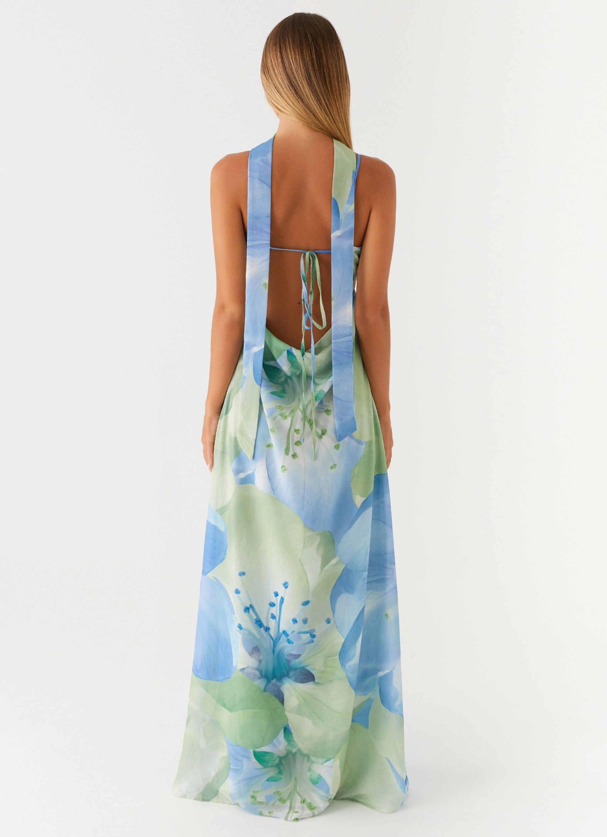 Night Party Sanctuary Maxi Dress - Flower Print