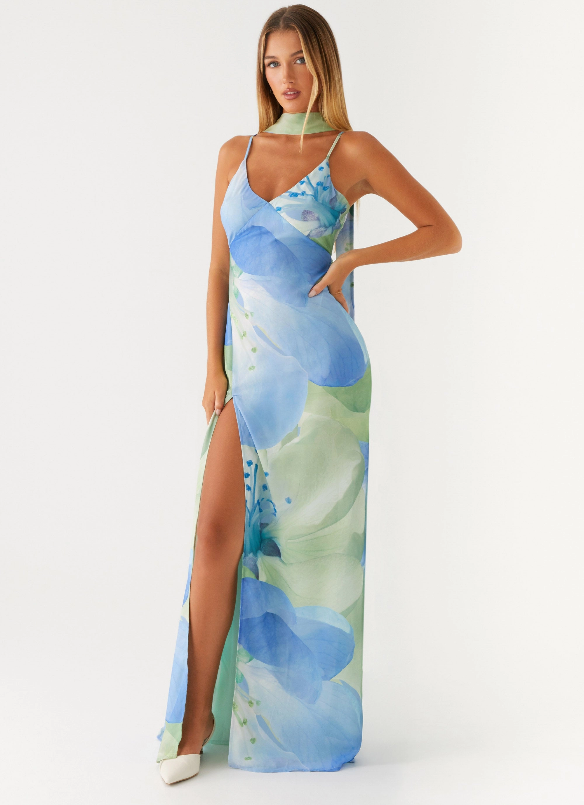 Everyday Layers Cafe Vibe Sanctuary Maxi Dress - Flower Print