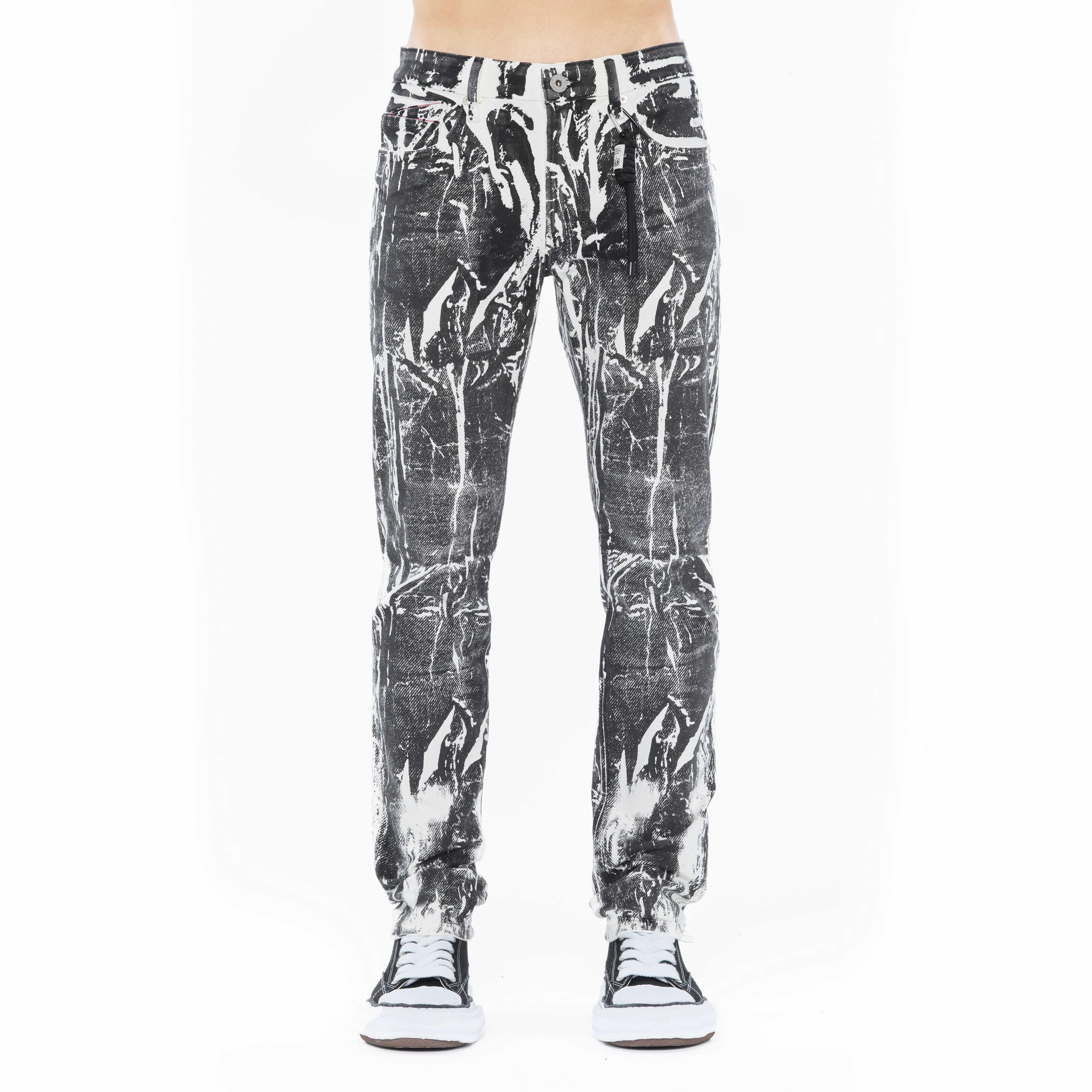Cult's Rocker Slim 602 Jeans in White / Black Always Stylish Urban Explorer Evening Stroll Casual Friday
