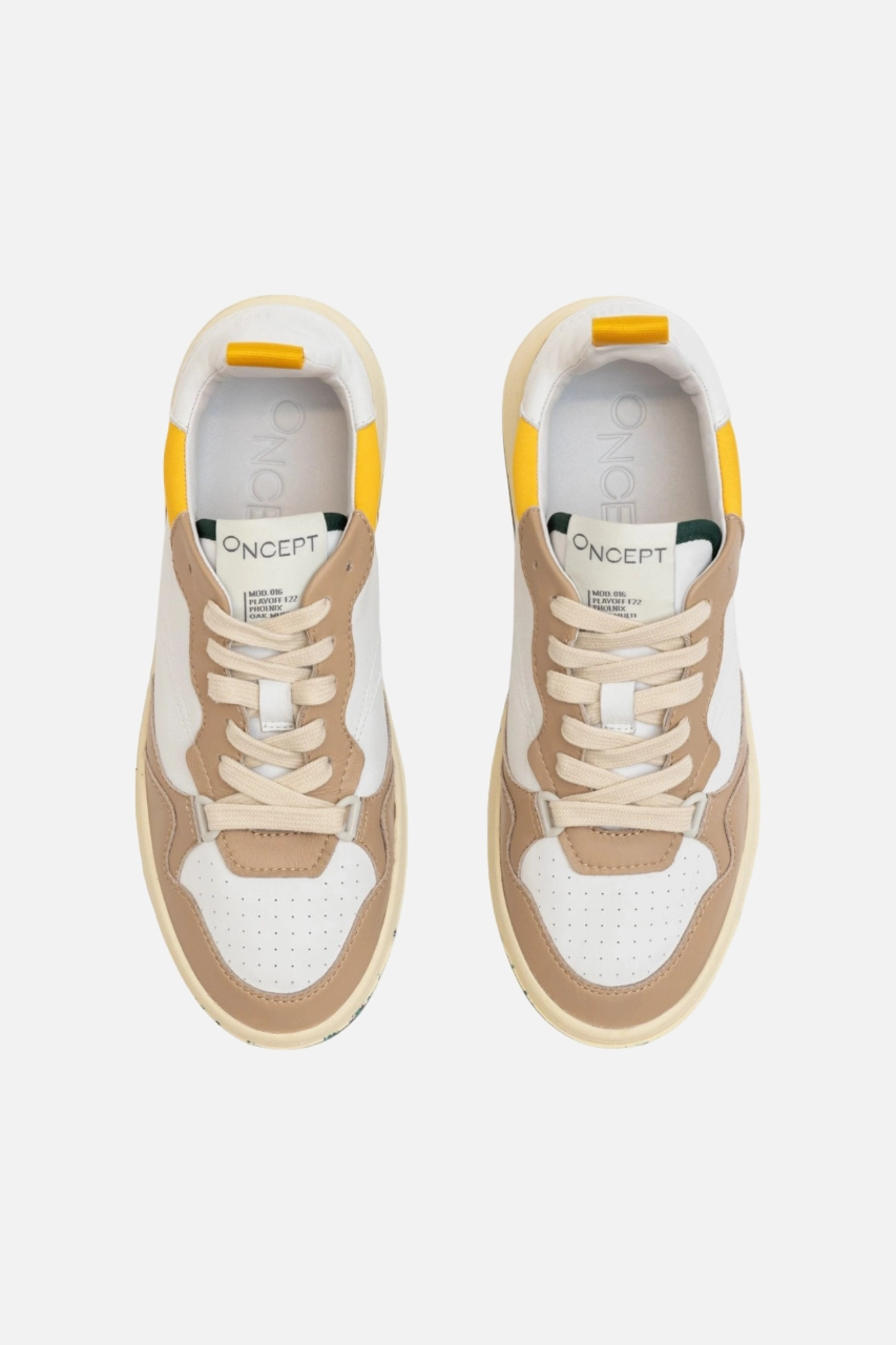 Oncept Phoenix Mens Sneakers in Oak Multi Street Smart