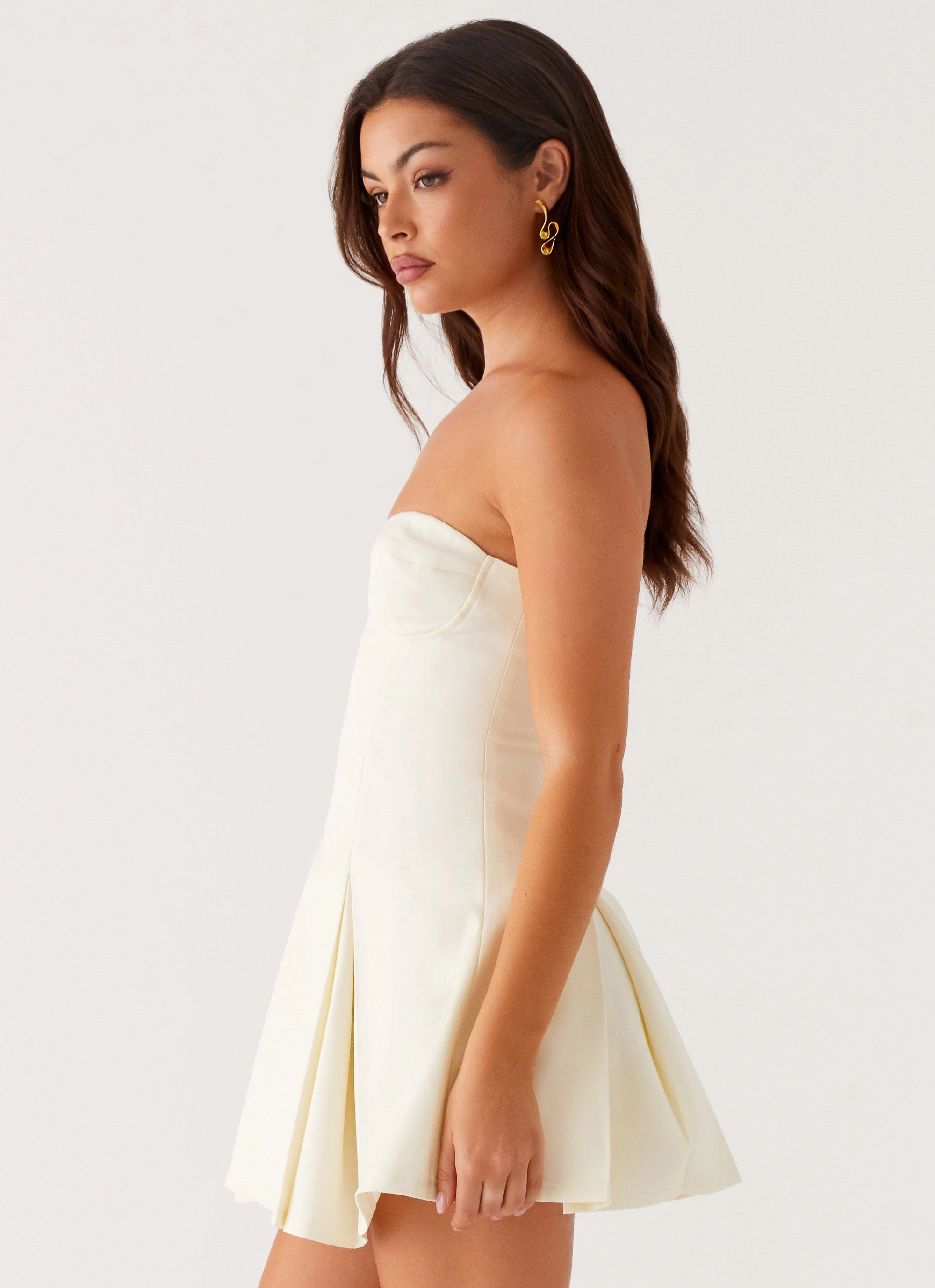 Victoria Strapless Mini Dress - Butter Hip-Flattering Signature-Style