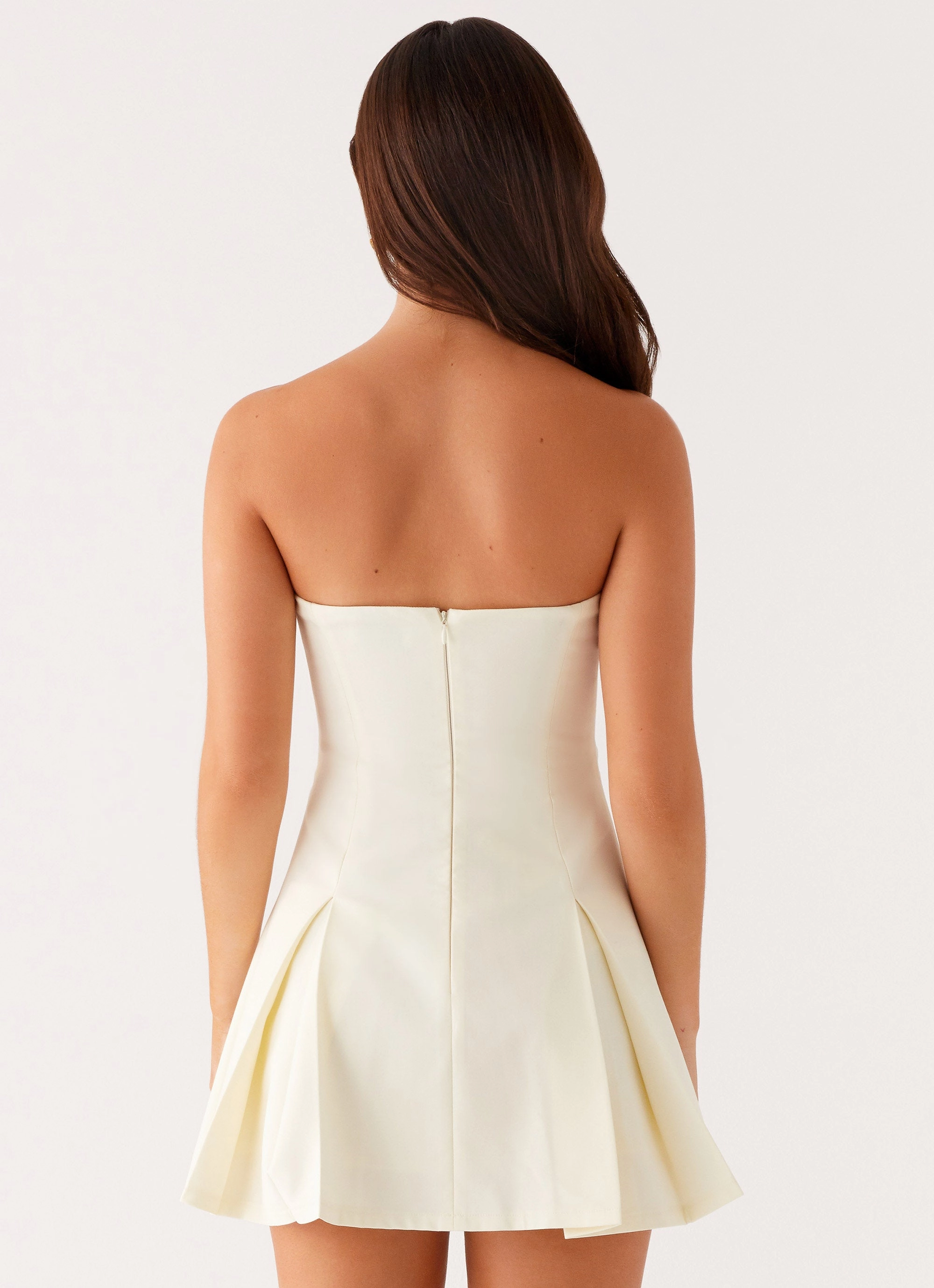 Victoria Strapless Mini Dress - Butter Work Chic