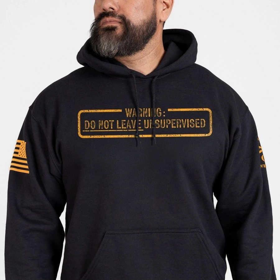 Temperature control Needs Supervision Hoodie - Black