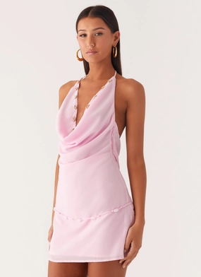 Delicate Touch Indoor Event Just for Love Mini Dress - Baby Pink