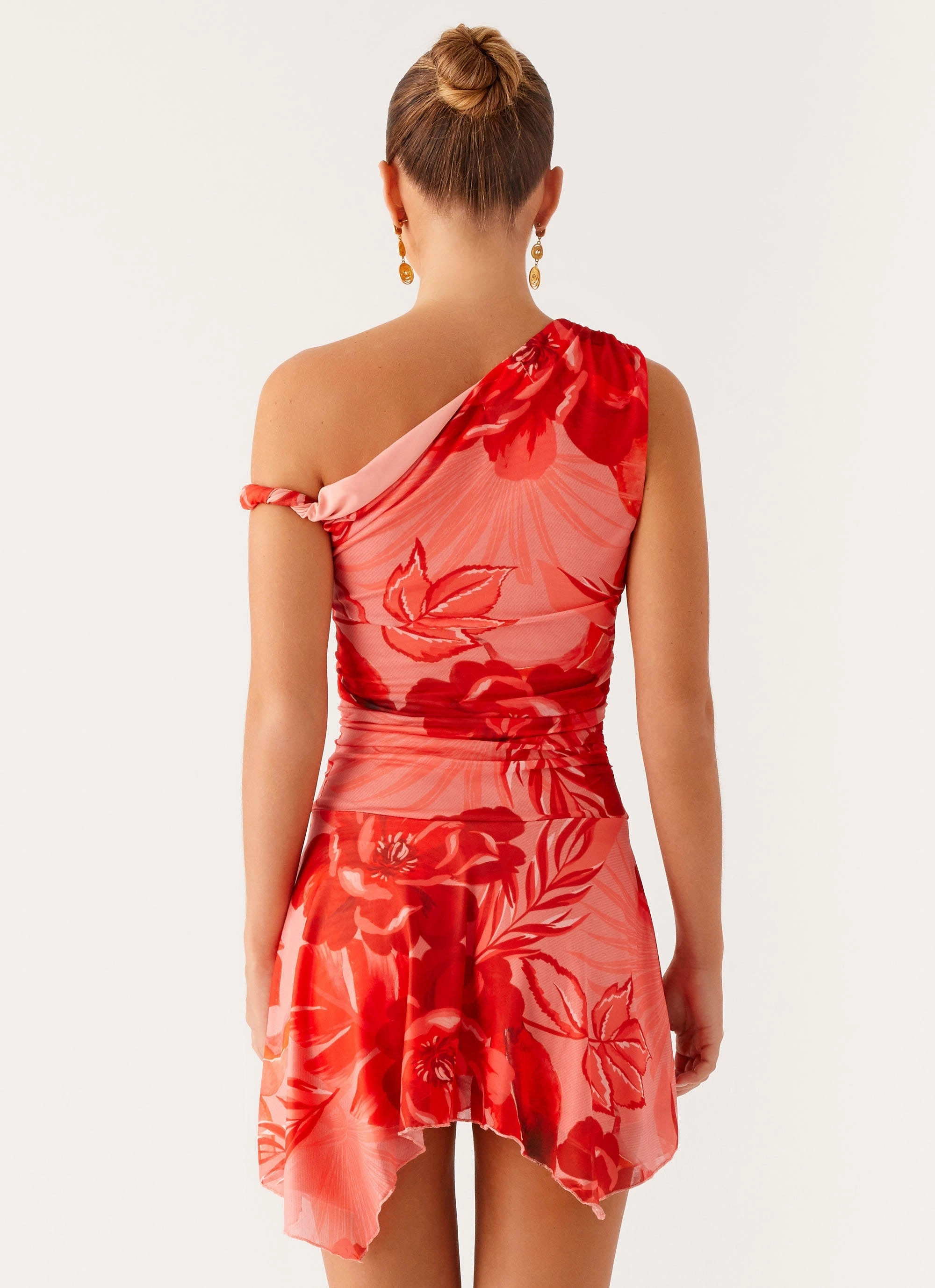 Texture Mood Wade Mini Dress - Sicily Sunsets Print