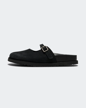 Maria Suede Narrow - Black Sole Traction