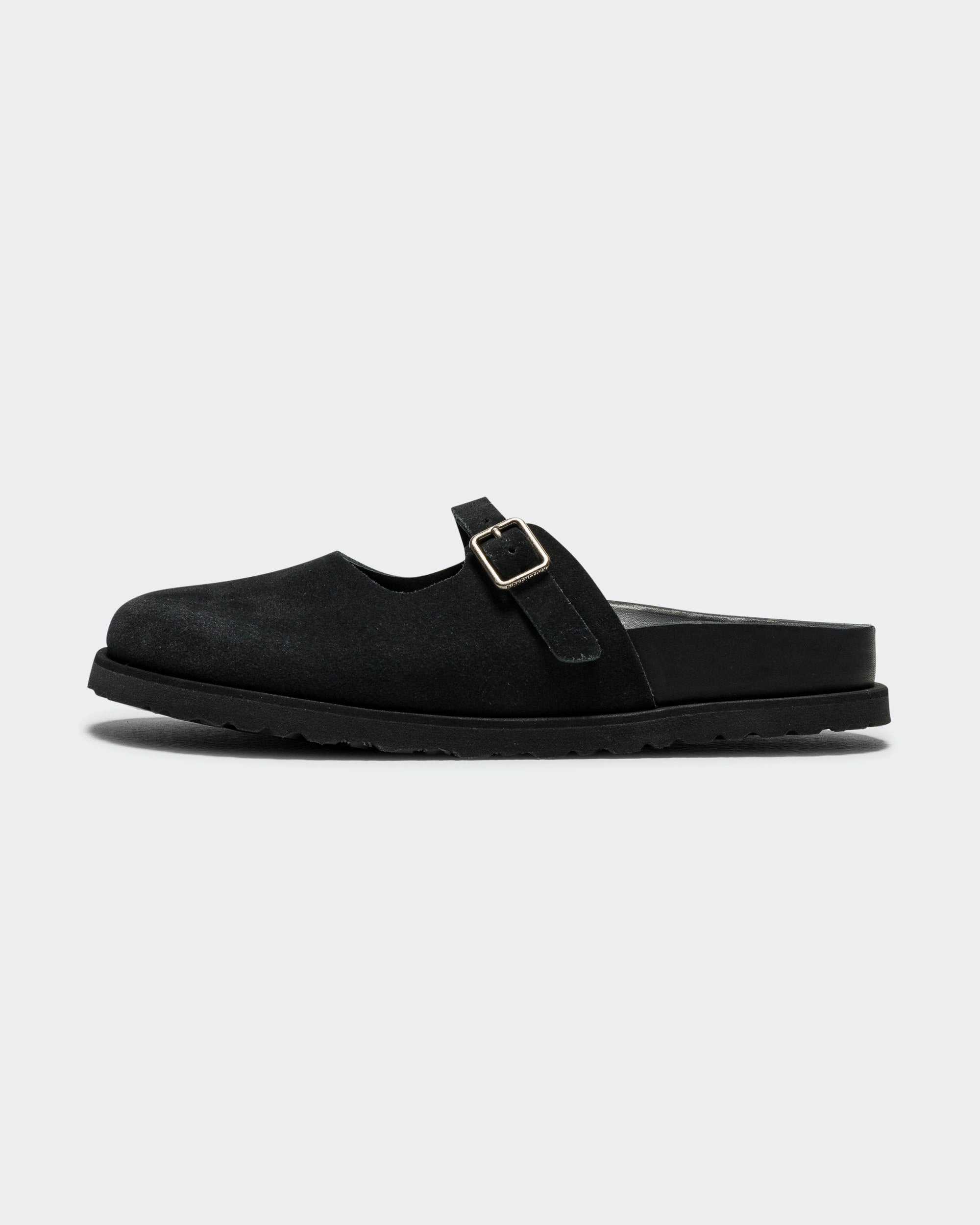 Maria Suede Narrow - Black Sole Traction