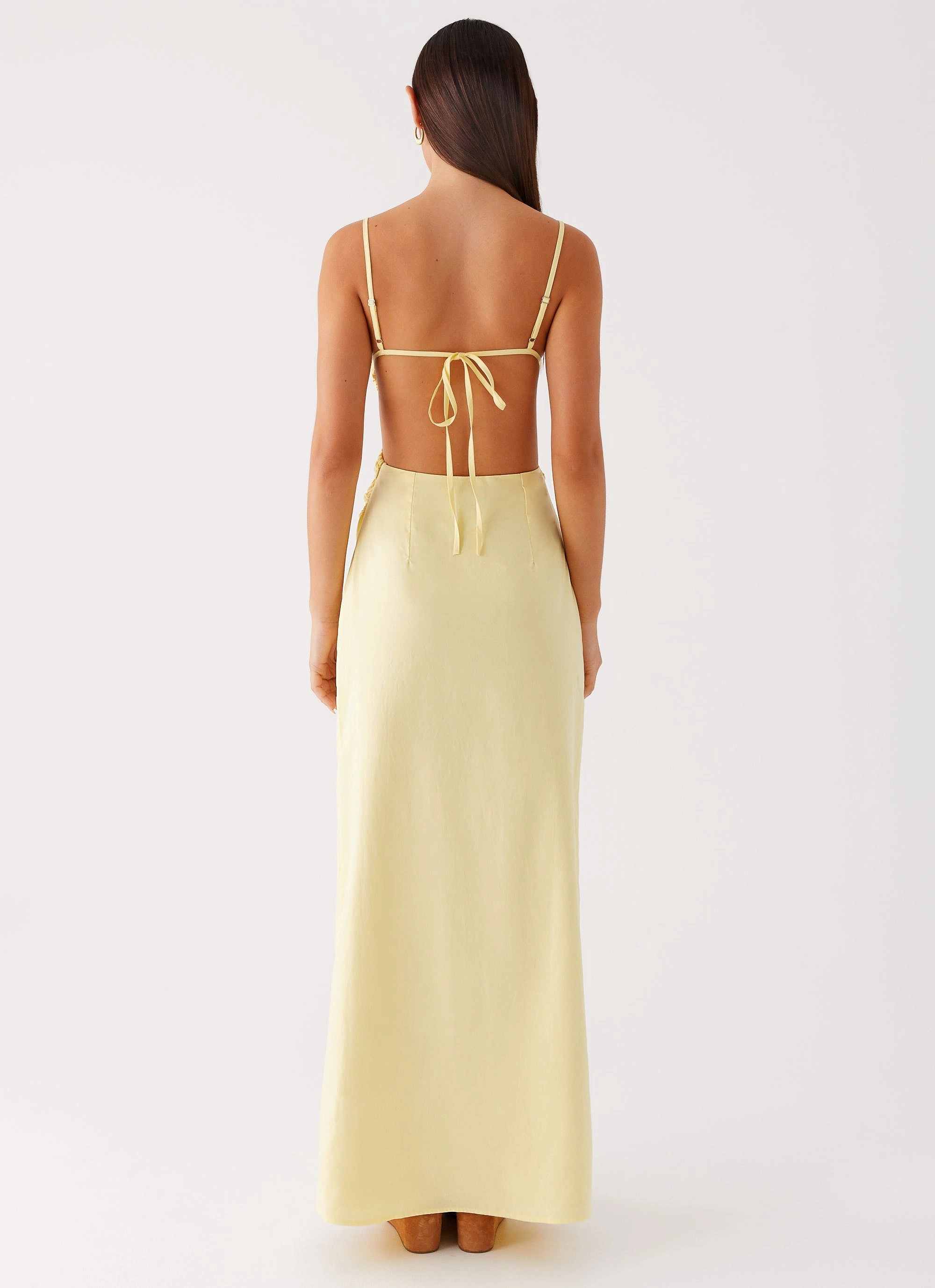 Visual Balance Selah Maxi Dress - Yellow