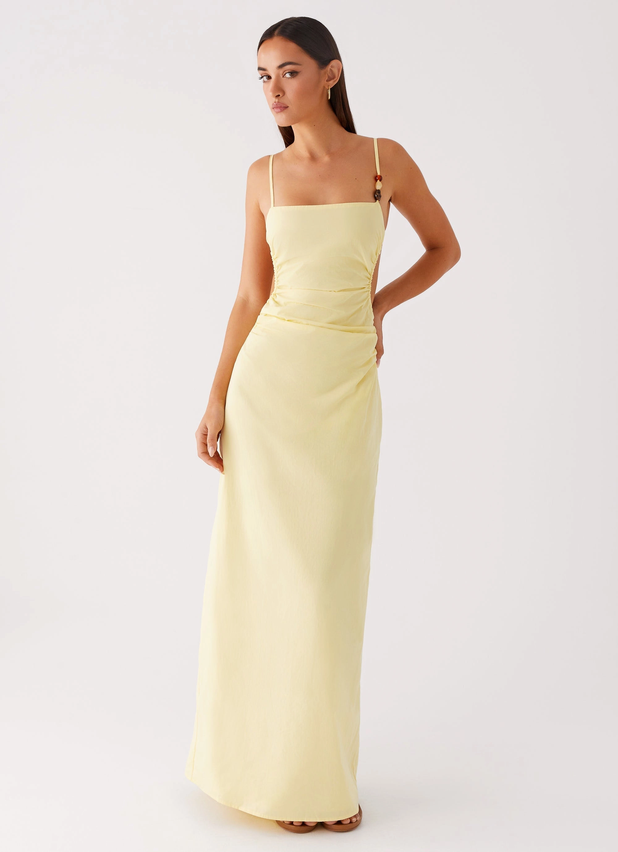 Relaxed day dress Selah Maxi Dress - Yellow