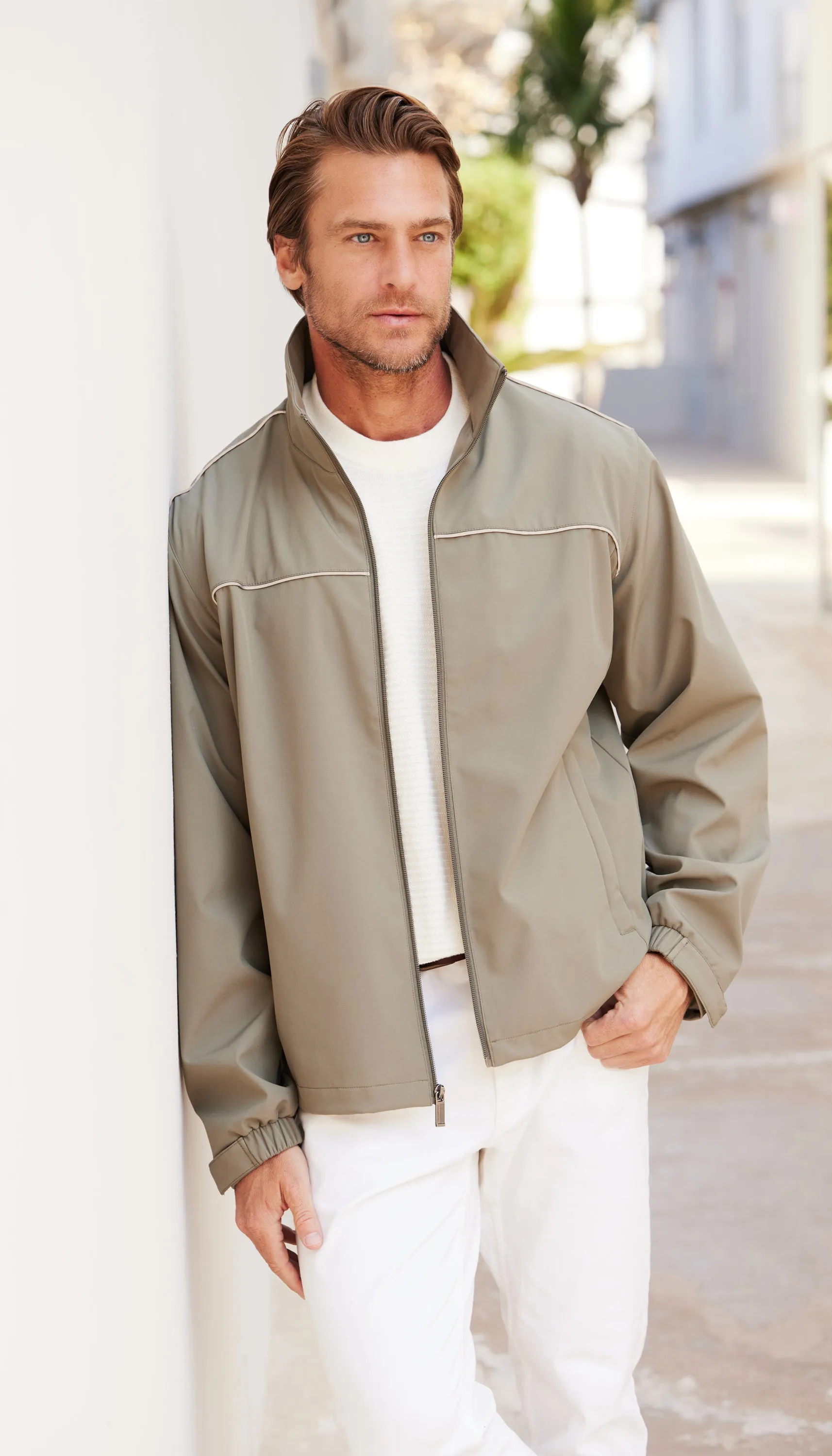 Touch FLEX TECH JACKET WITH REFLECTIVE PIPING
