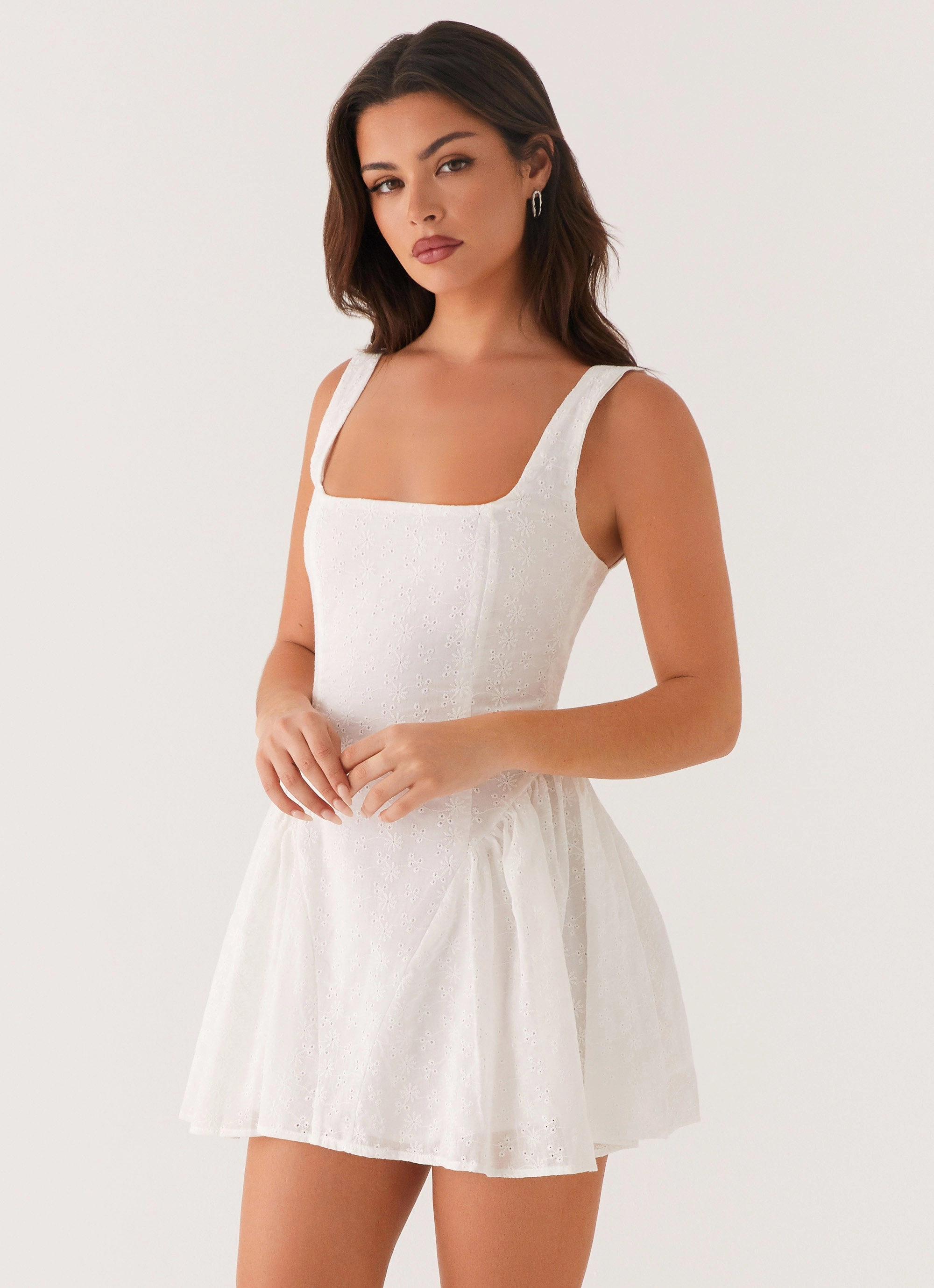 Urban Chic Alyssa Mini Dress - White