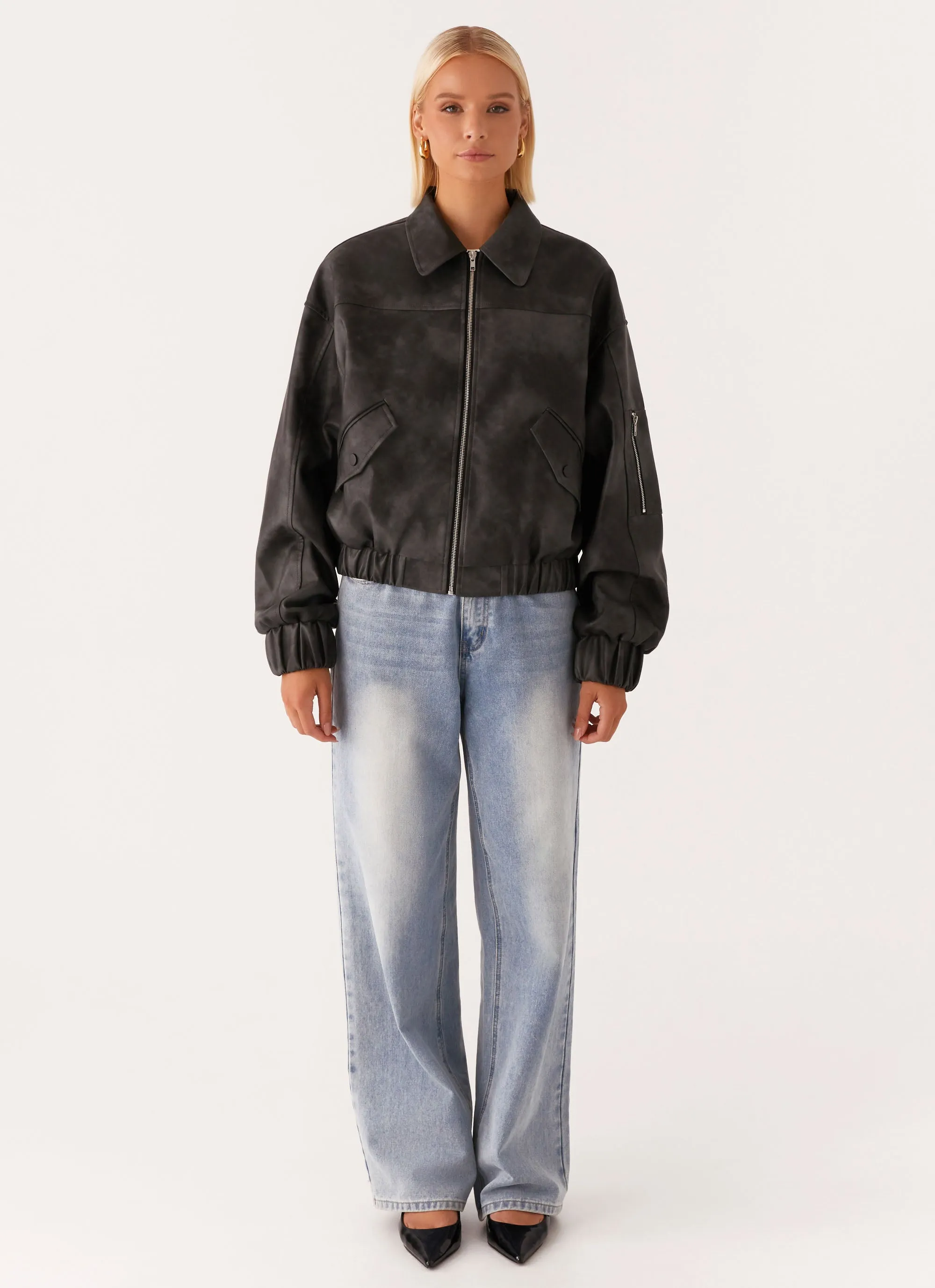 Washington Bomber Jacket - Black UltraThinLayer work event