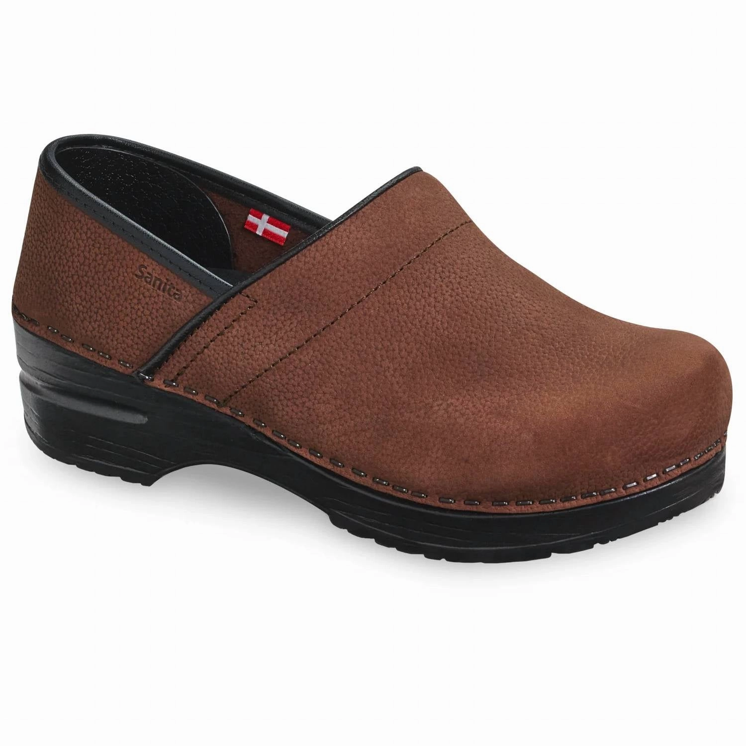 Women's Original Professional Textured Oil Clog In Antique Brown Comfortable Support