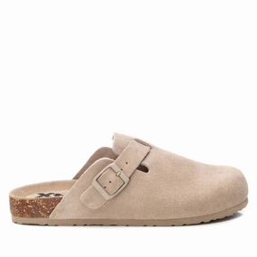 Easy Step Footwear Women's Suede Clogs In Beige