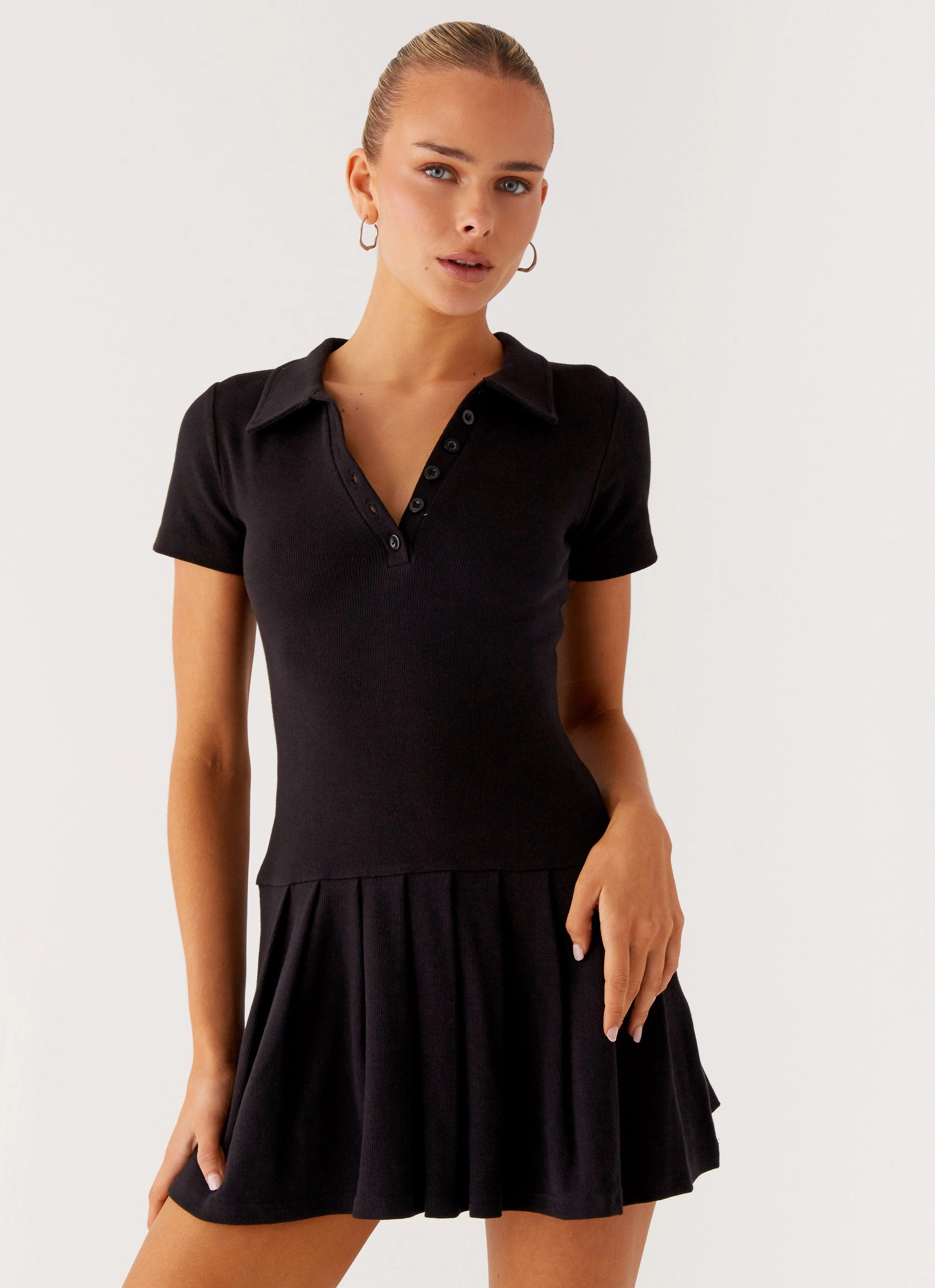 Alondra Mini Dress - Black Pure Look