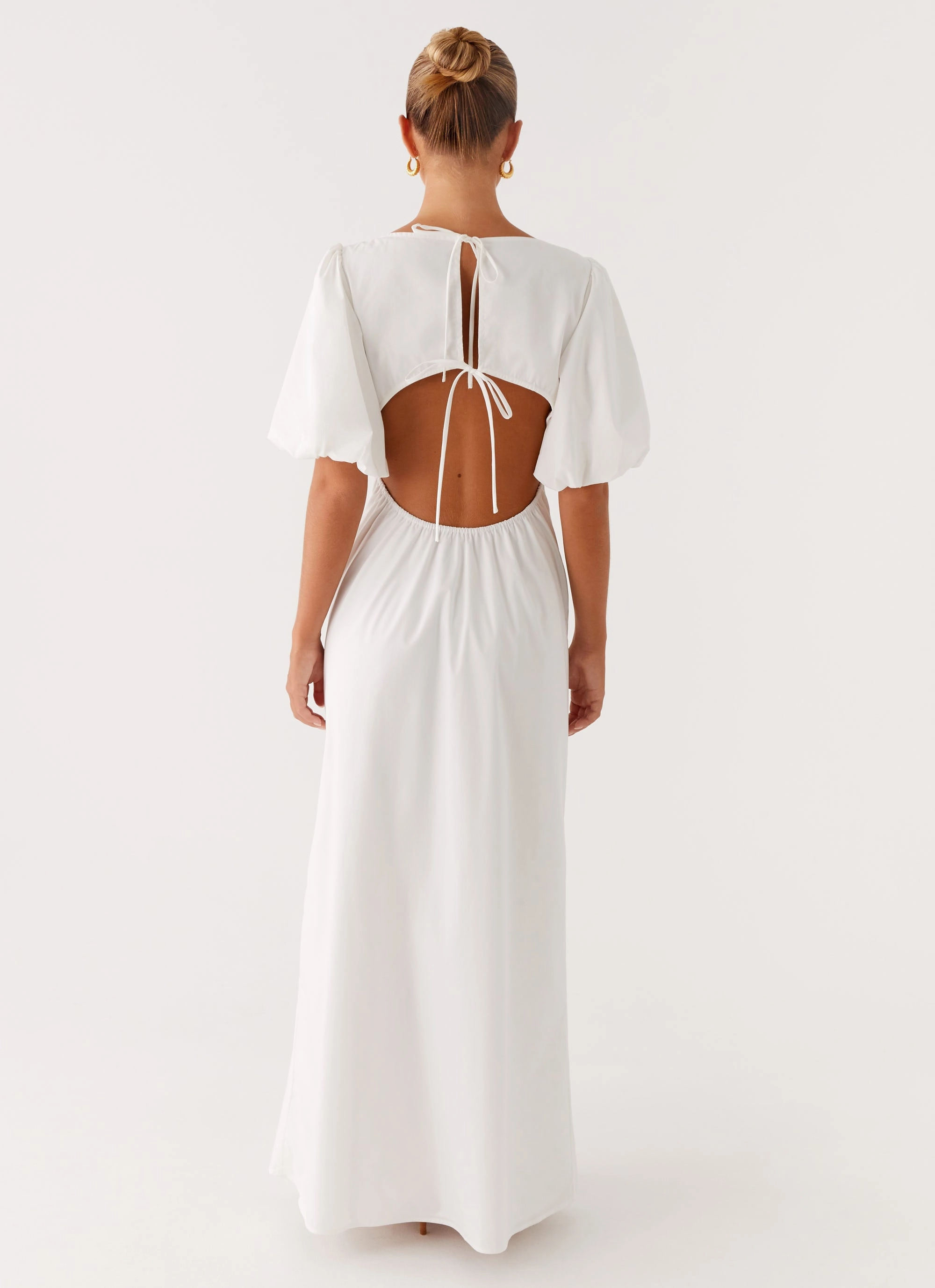 Sleek And Stylish Judy Maxi Dress - White
