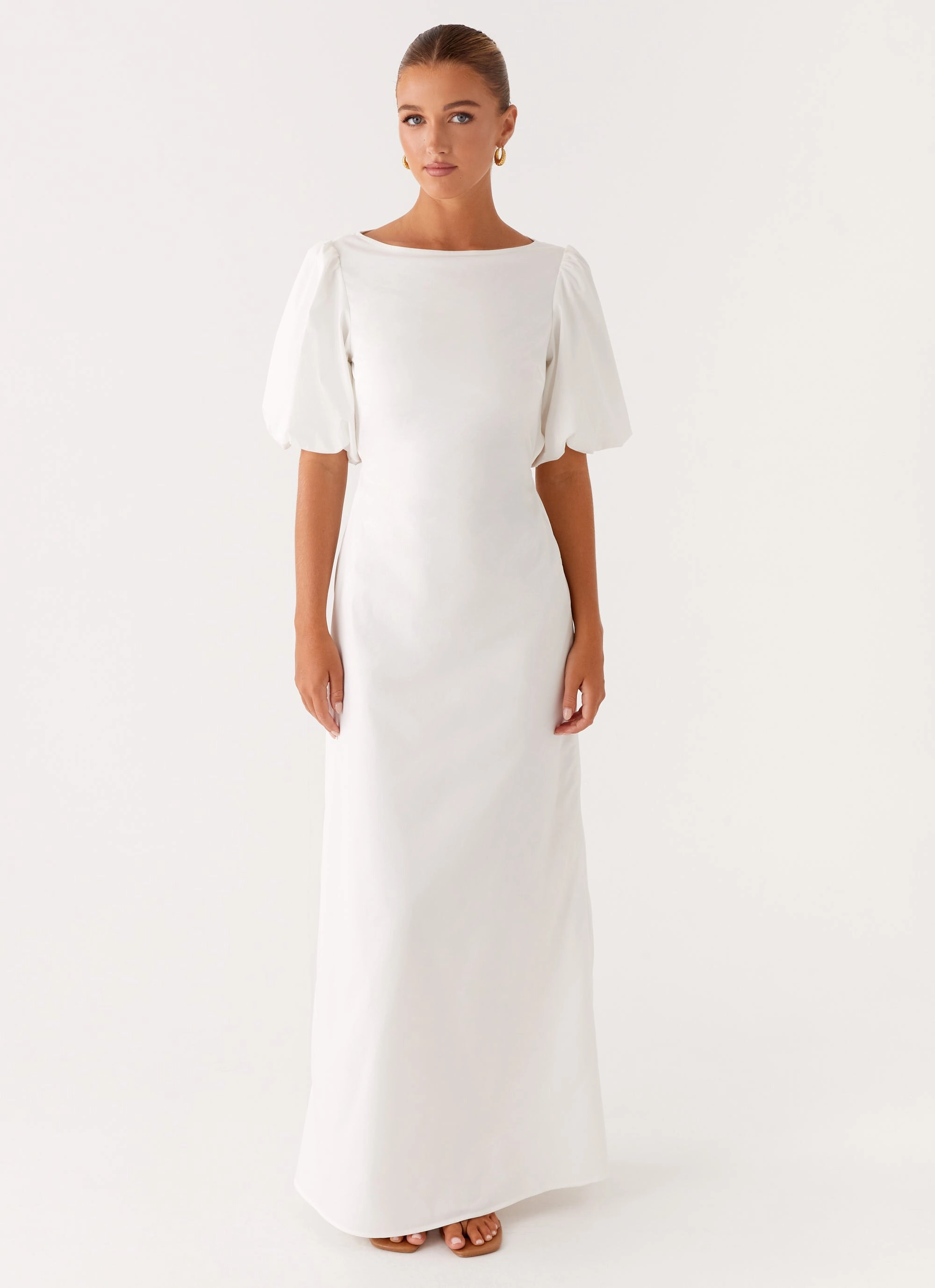 Judy Maxi Dress - White Live Soft All-day Comfort