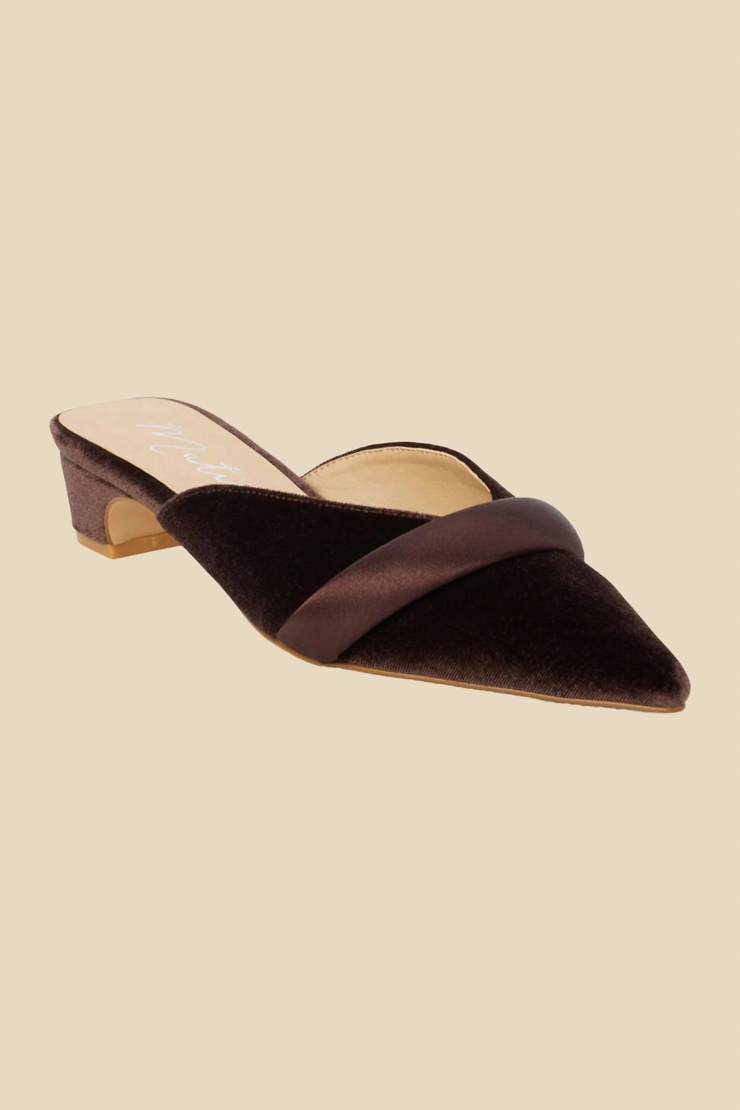 Women's Kellan Mule In Espresso Ventilated Upper Design