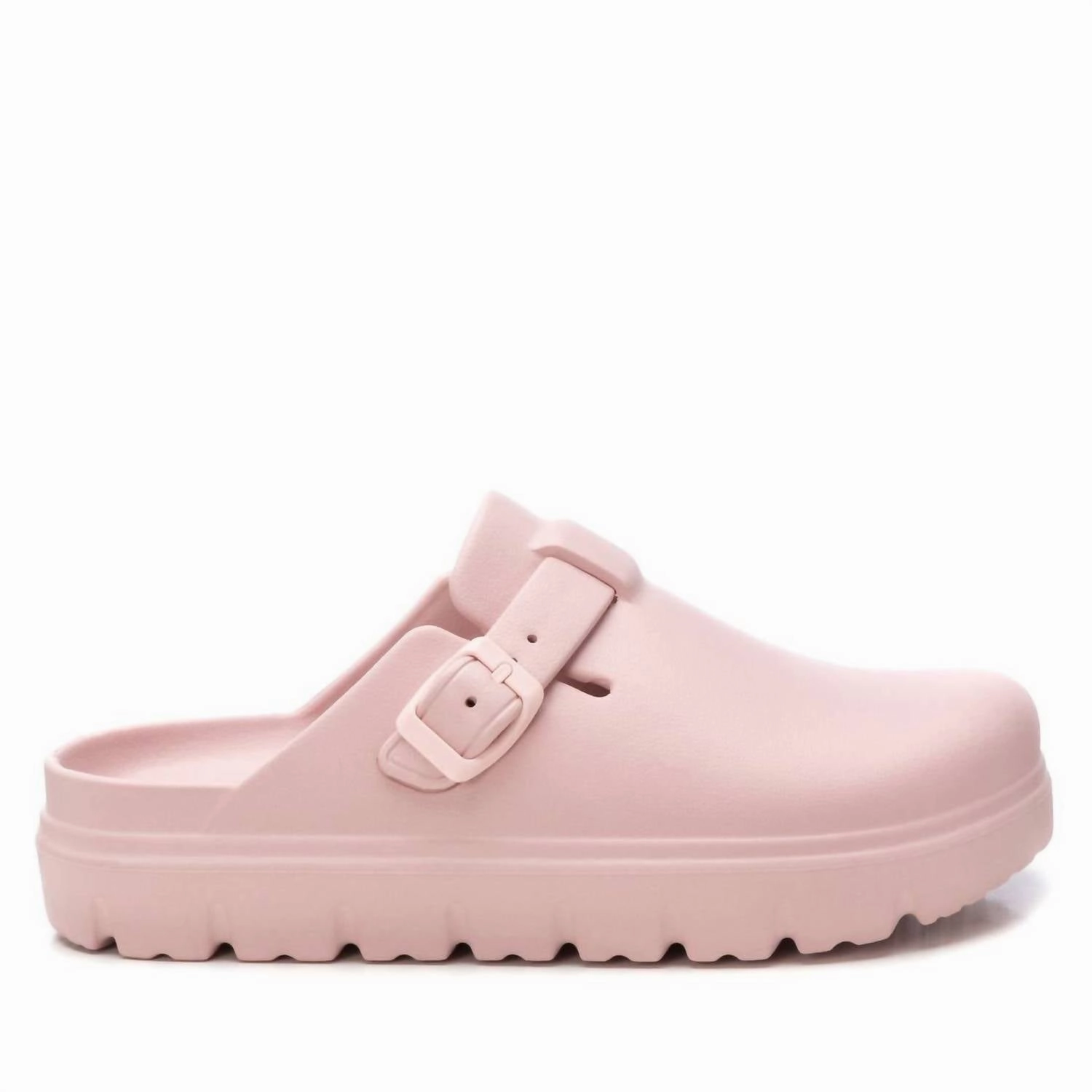 Women's Rubber Clogs In Nude Rubber Sole Comfortable For Workouts