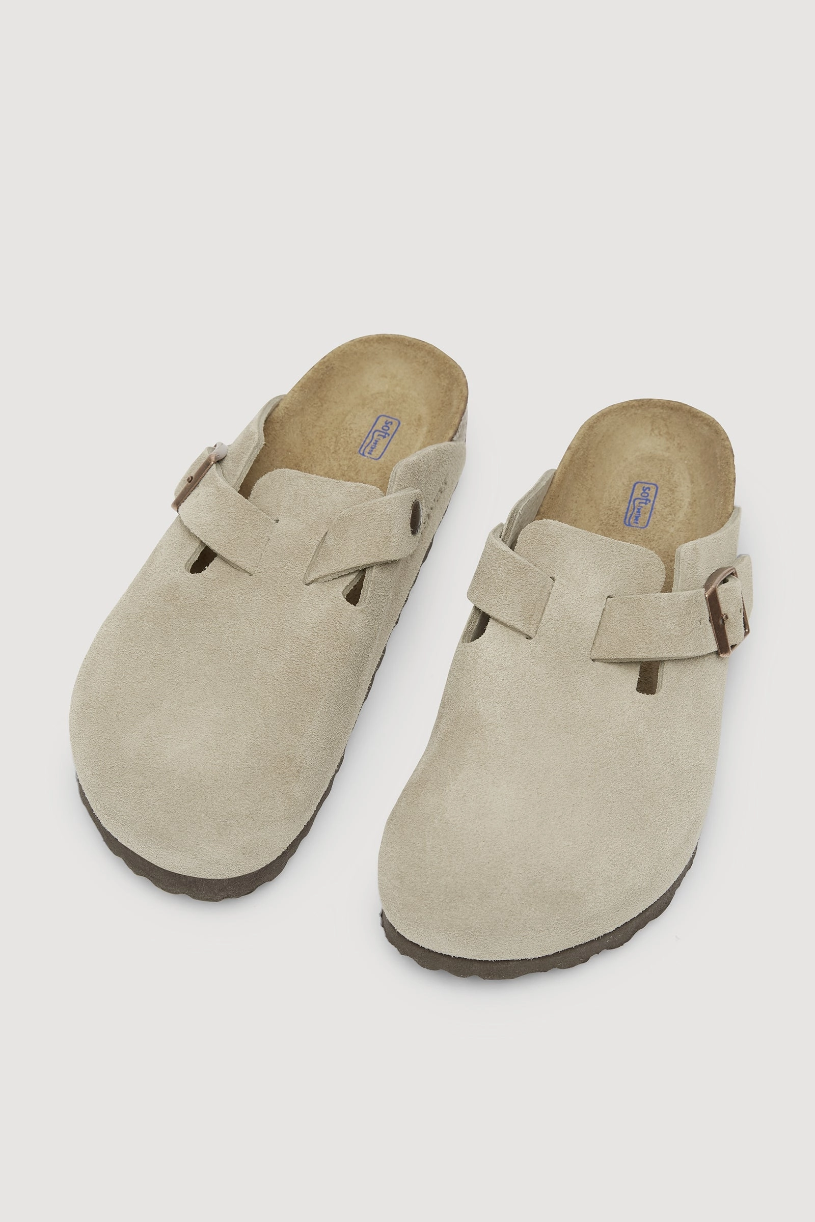 Breathable mesh lining Relaxed Footwear for Summer Birkenstock Boston SFB Suede Leather