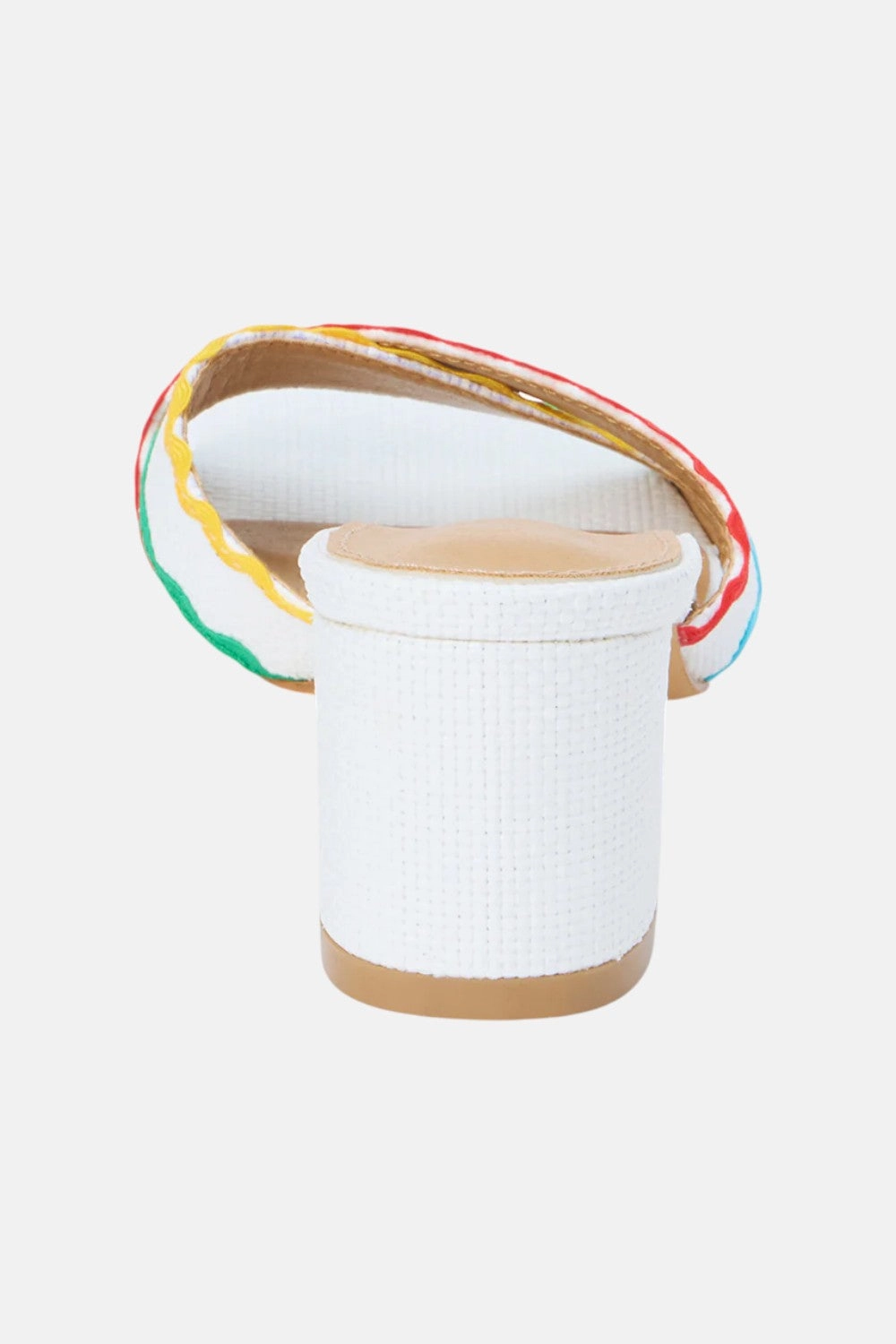 Non Irritating Seam Finish Matisse Principessa Heeled Sandal in White