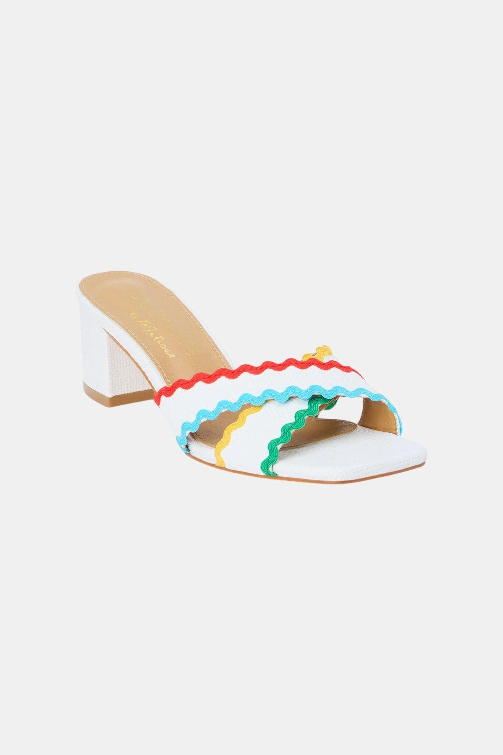 Matisse Principessa Heeled Sandal in White Functional Features Simple Footwear